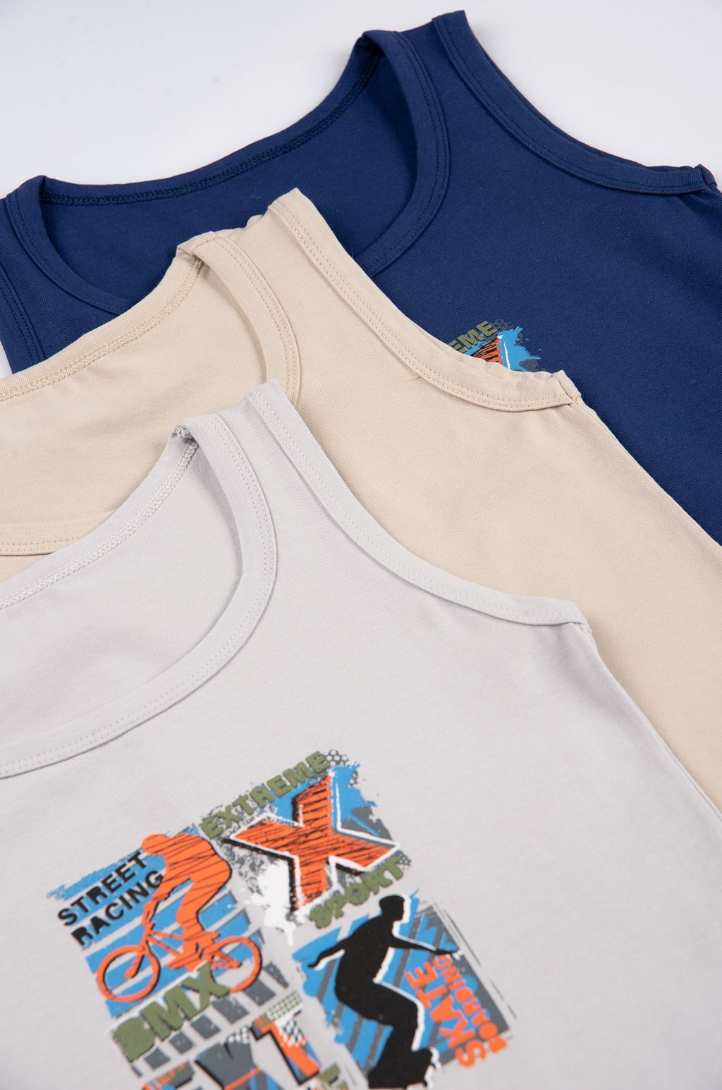 Майка для мальчика 3шт. Happy Fox  фото 6