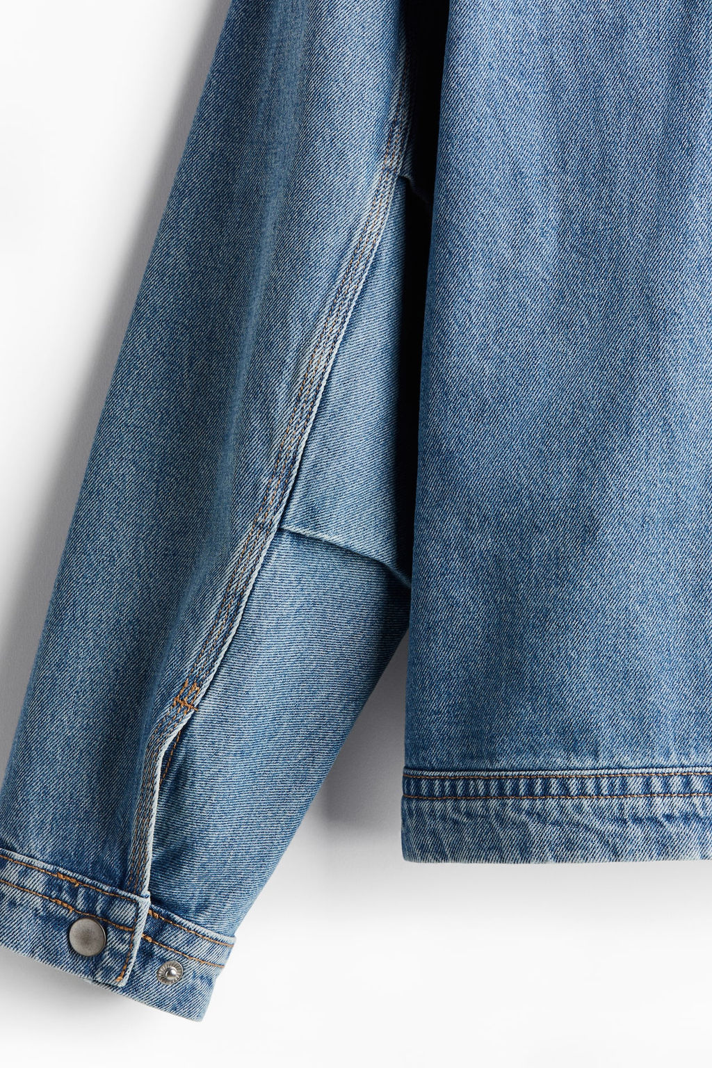 Cazadora denim con cuello de pana Regular Fit - H&m фото 8