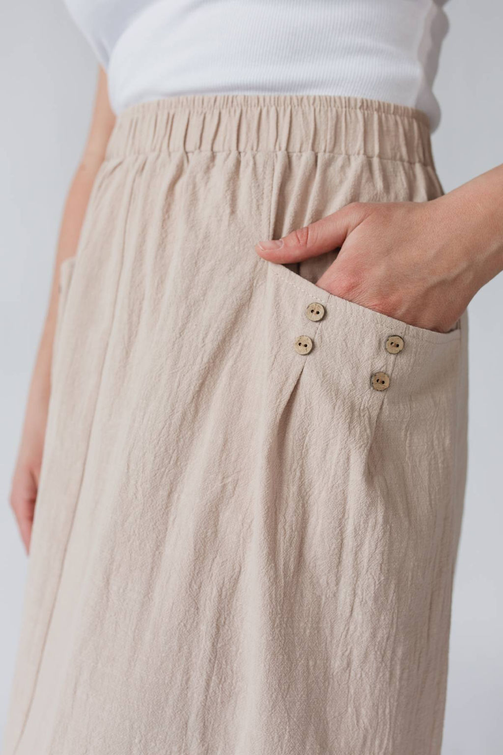 Юбка женская 182/01/Бежевый - Rise фото 3