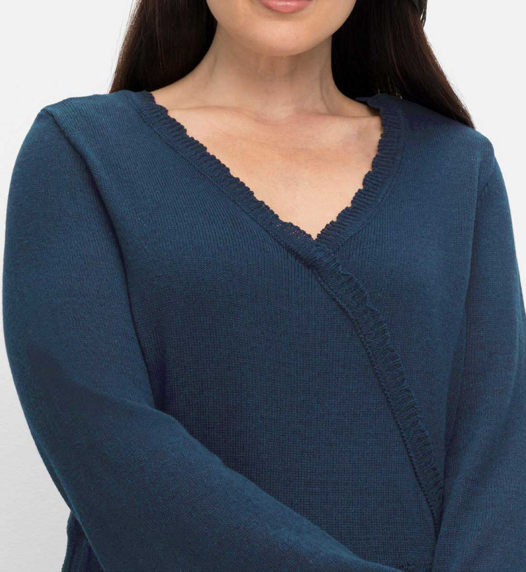 Платье, синее - Sheego фото 8