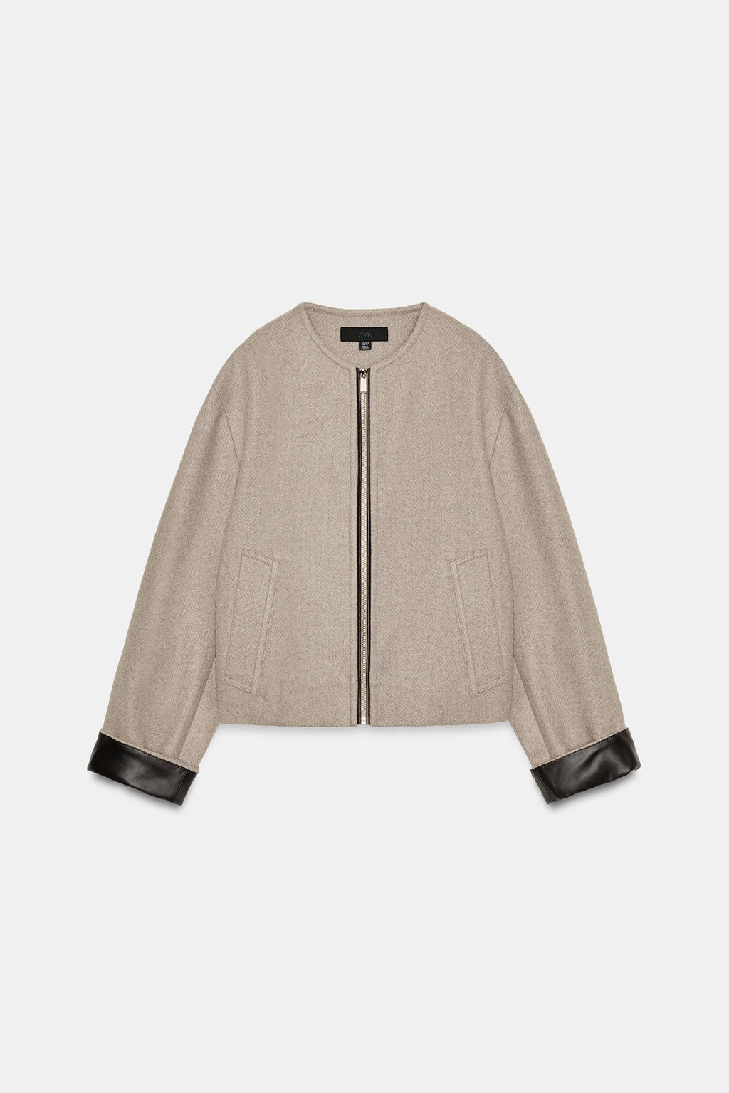 FAUX SUEDE STRAIGHT-LEG TROUSERS - Zara фото 30