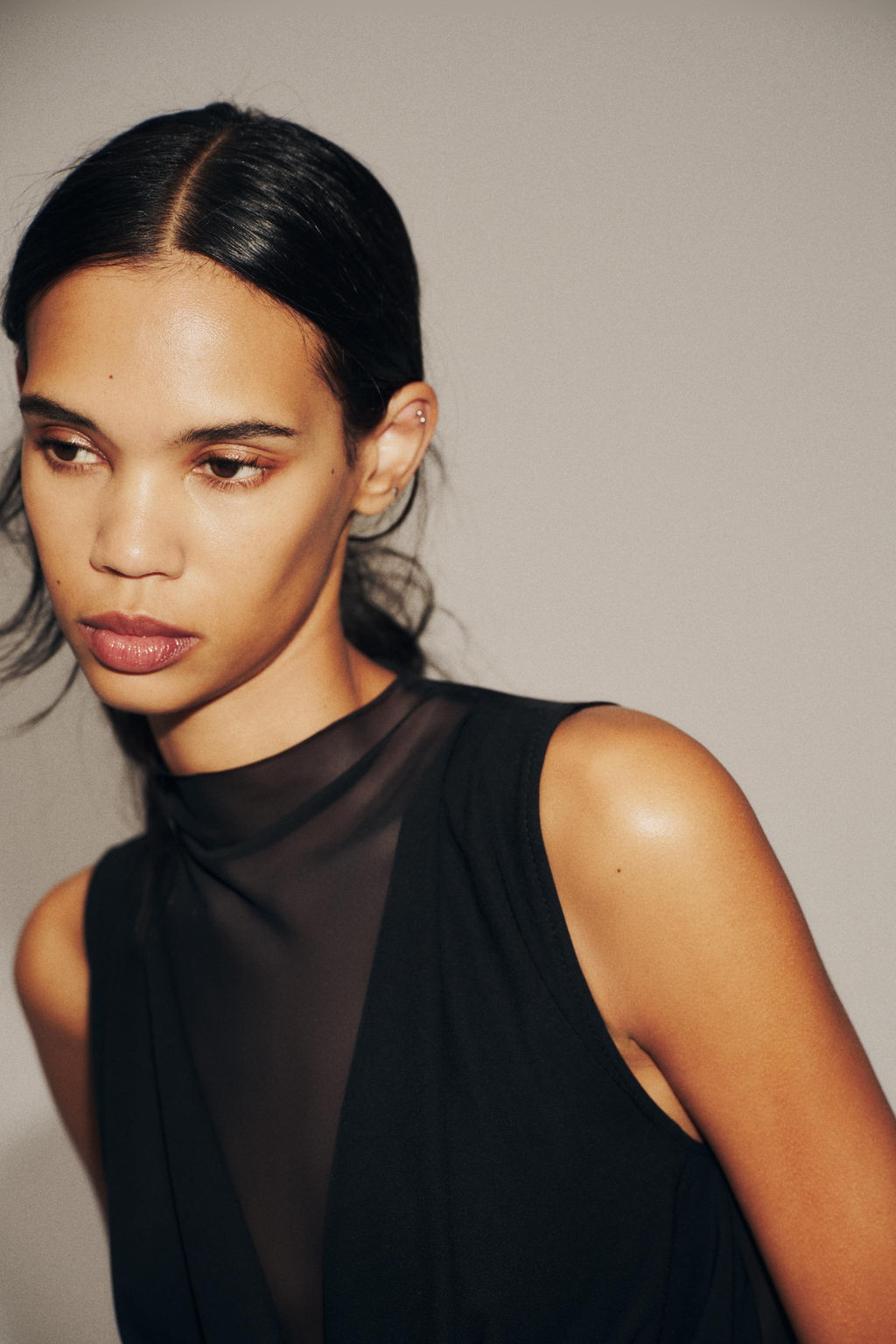 COMBINED TULLE BODYSUIT - Zara фото 3