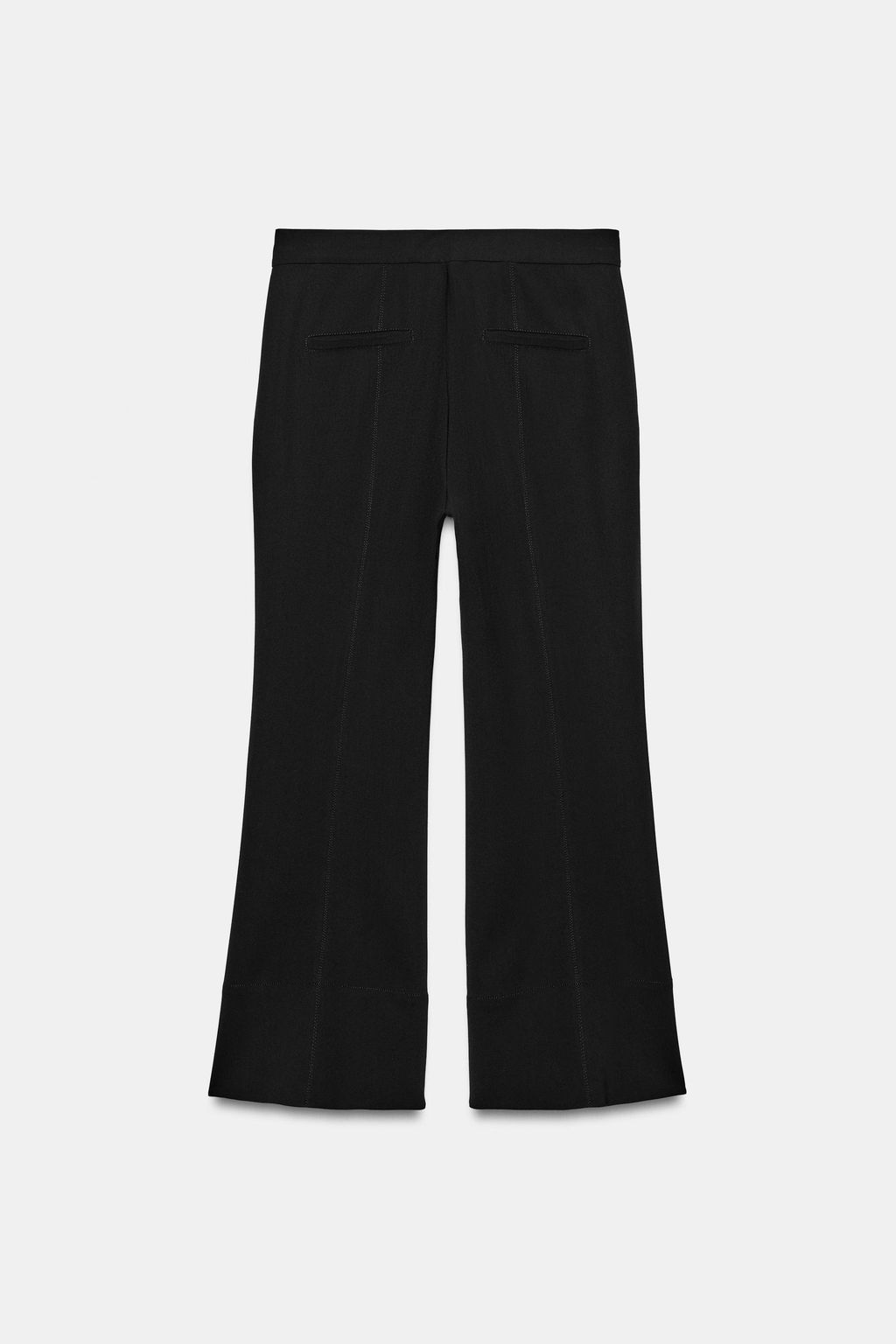 PANTAL?N CROPPED FLARE ZW COLLECTION LIMITED EDITION / Negro - Zara фото 9
