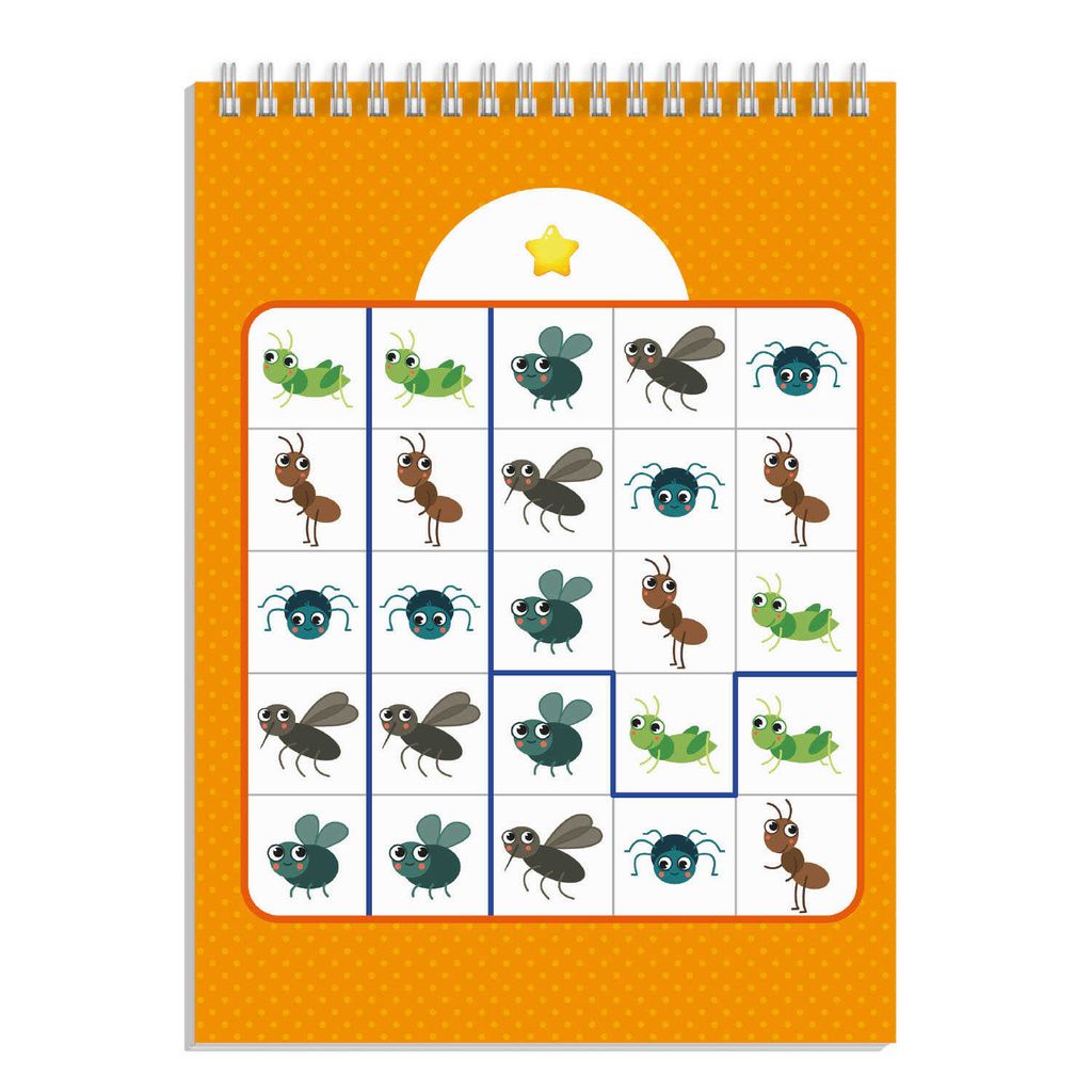 Развивающая книжка-картинка для детей Головоломки для юных гениев арт. 56900001/ 10 КВИНТЕТ:РАЗДЕЛИ ПО ПЯТЁРКАМ - Феникс+ фото 2