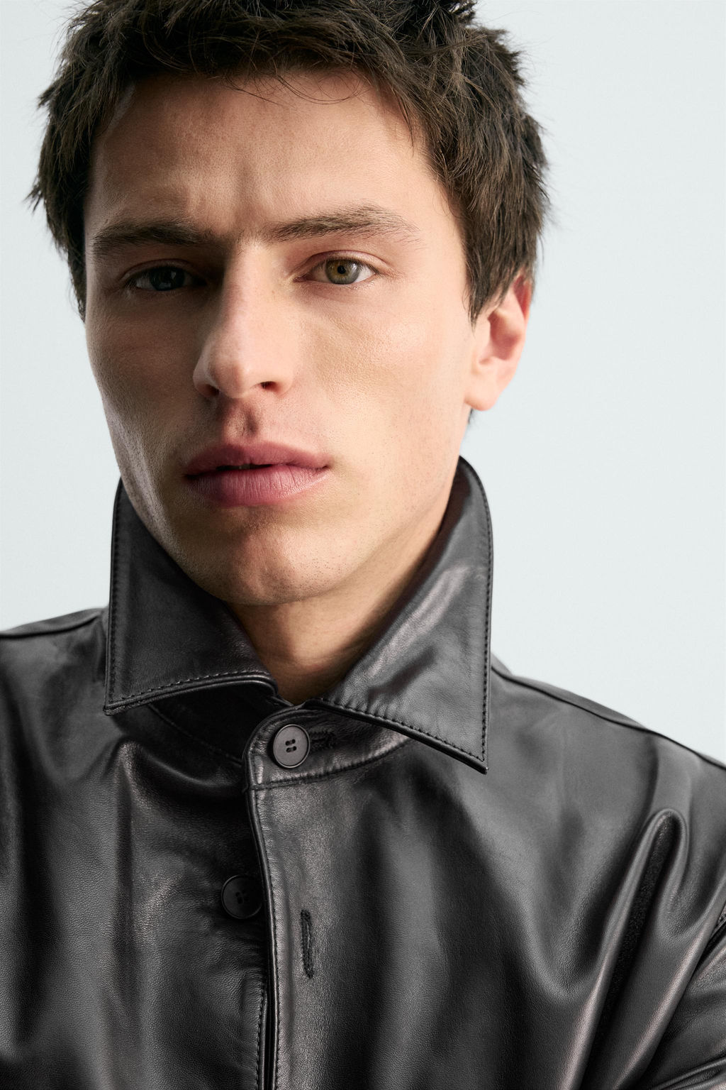 NAPPA LEATHER OVERSHIRT - LIMITED EDITION - Zara фото 5