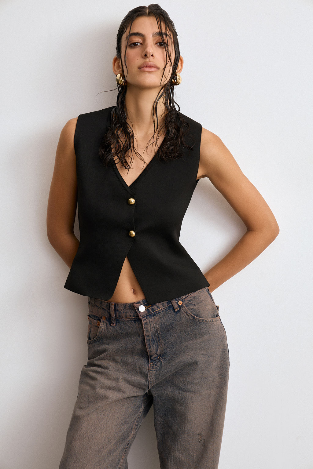 Жилет из трикотажа - Mollis фото 2