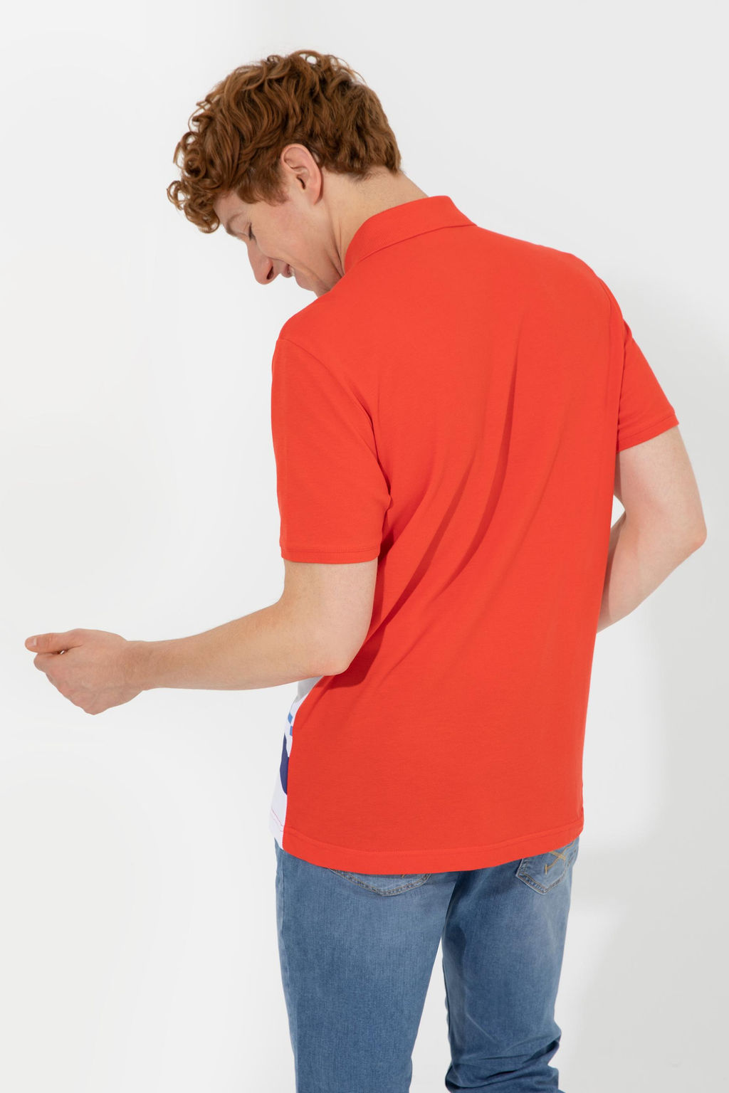 Мужской красный поло яка t -рубашка неожиданная скидка в корзине - U.s. polo assn фото 11
