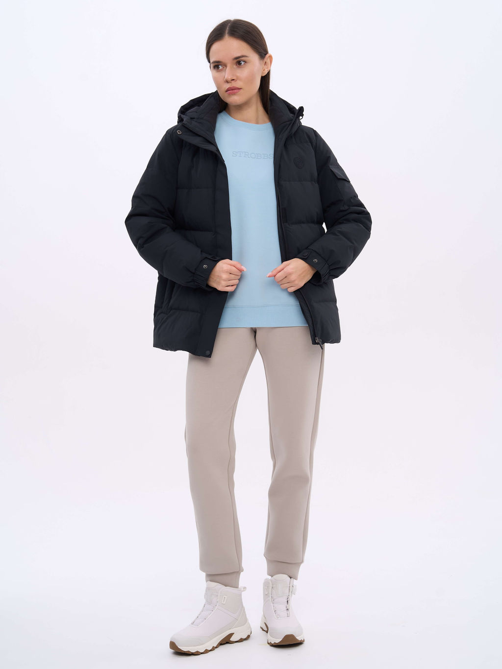 T3396-3 пуховик женский - Strobbs фото 6