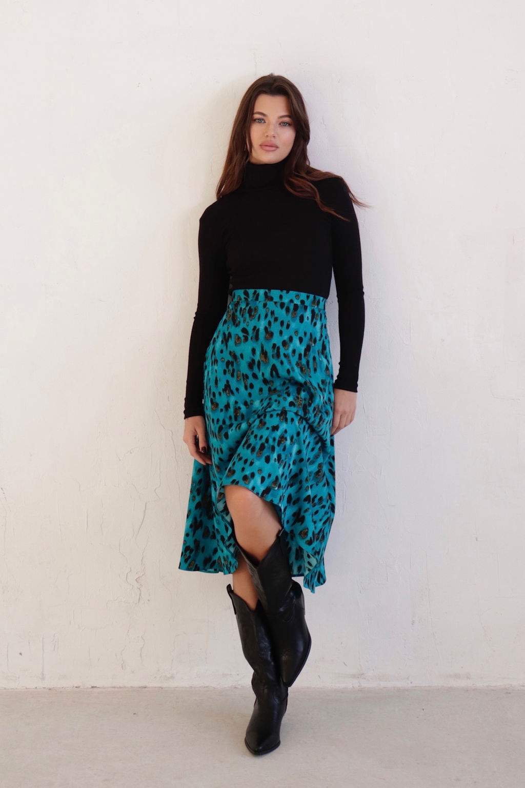 Юбка А-силуэта с принтом - Martichelli фото 13