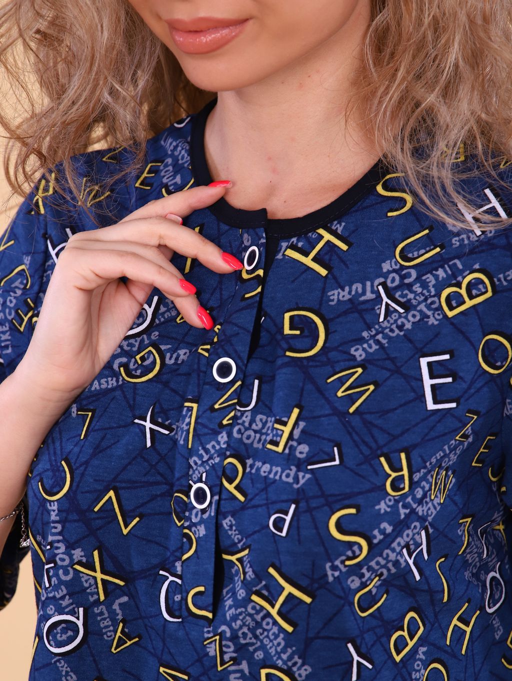 М364 Туника Тереза (буквы) - Иванушка-трикотаж фото 2