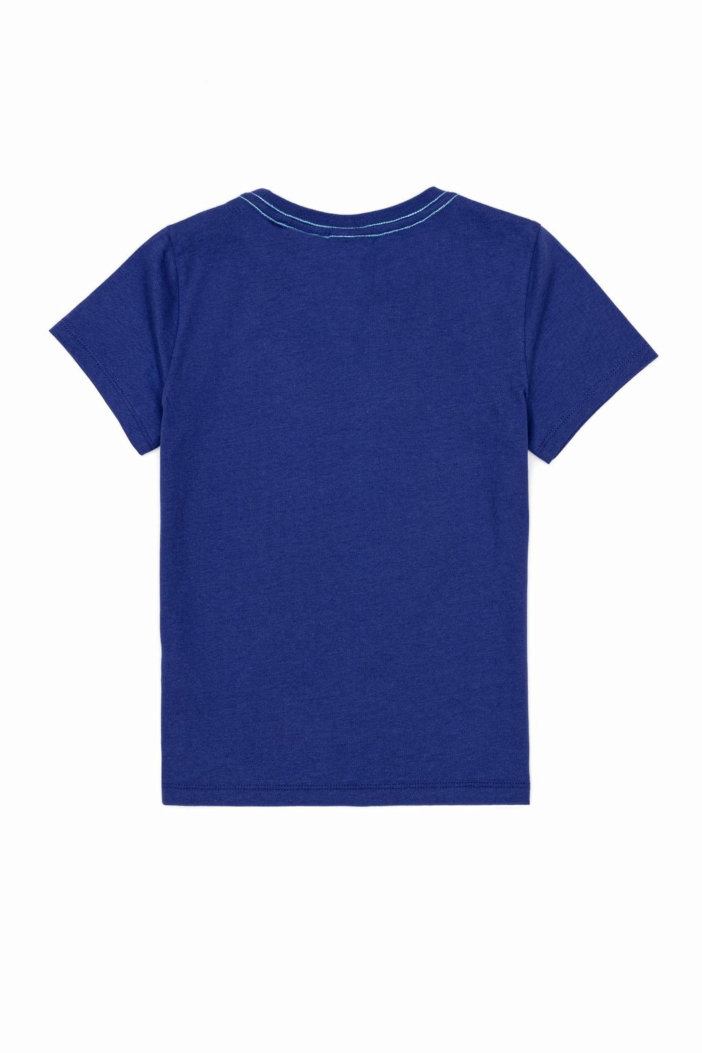 Синяя футболка с круглым вырезом для мальчиков - U.s. polo assn фото 2