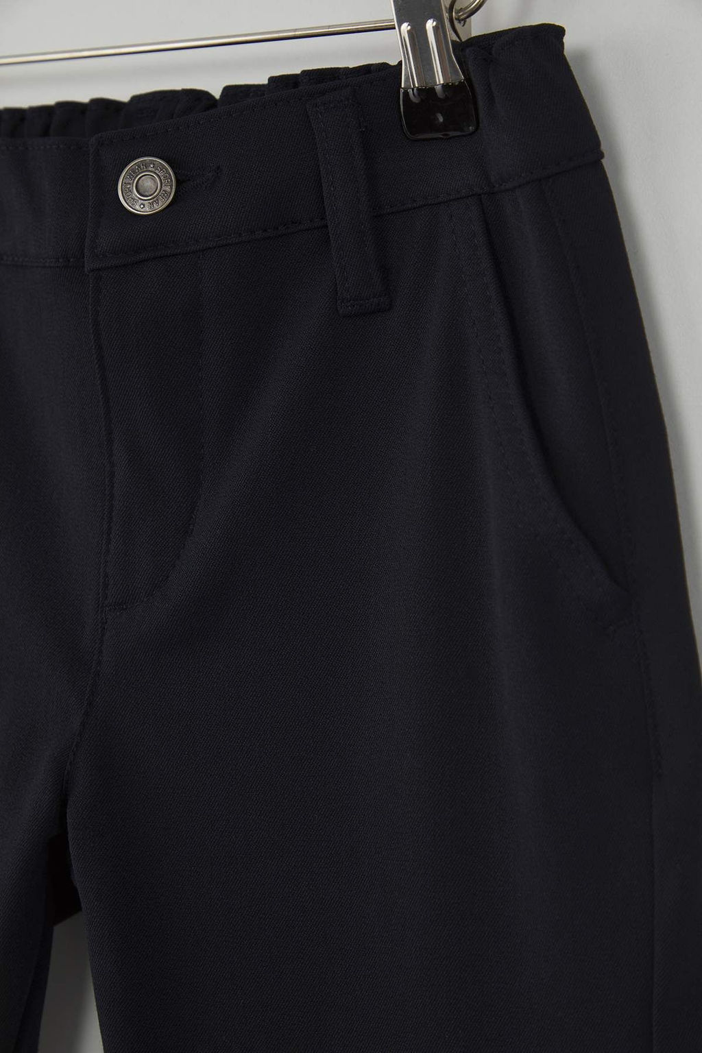 Lacivert Duz/Basic Regular Dokuma Erkek Cocuk Okul Pantolonu TKDAW26PL00000 - Trendyolmilla фото 2