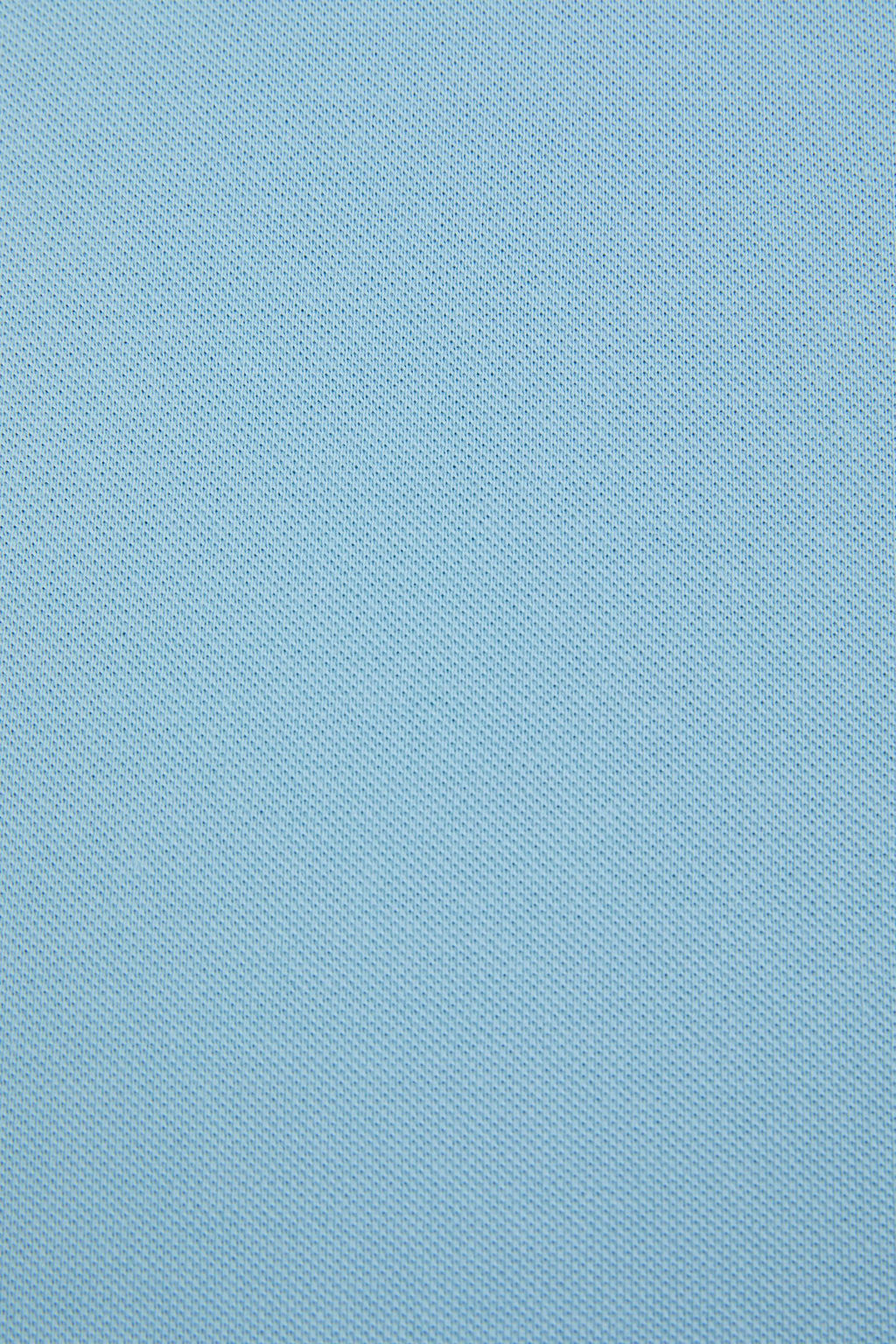 Erkek Slim Fit Polo Yaka Mavi Basic Ti__rt
