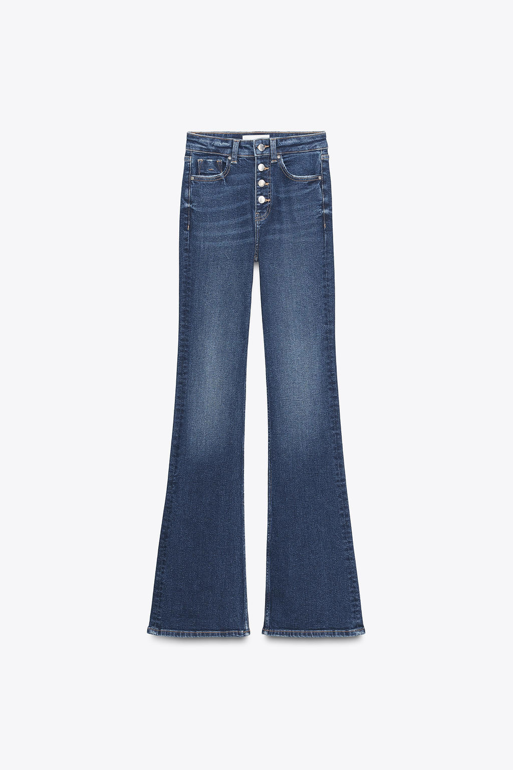 Z.06 HIGH-WAIST FLARE JEANS - Zara фото 7