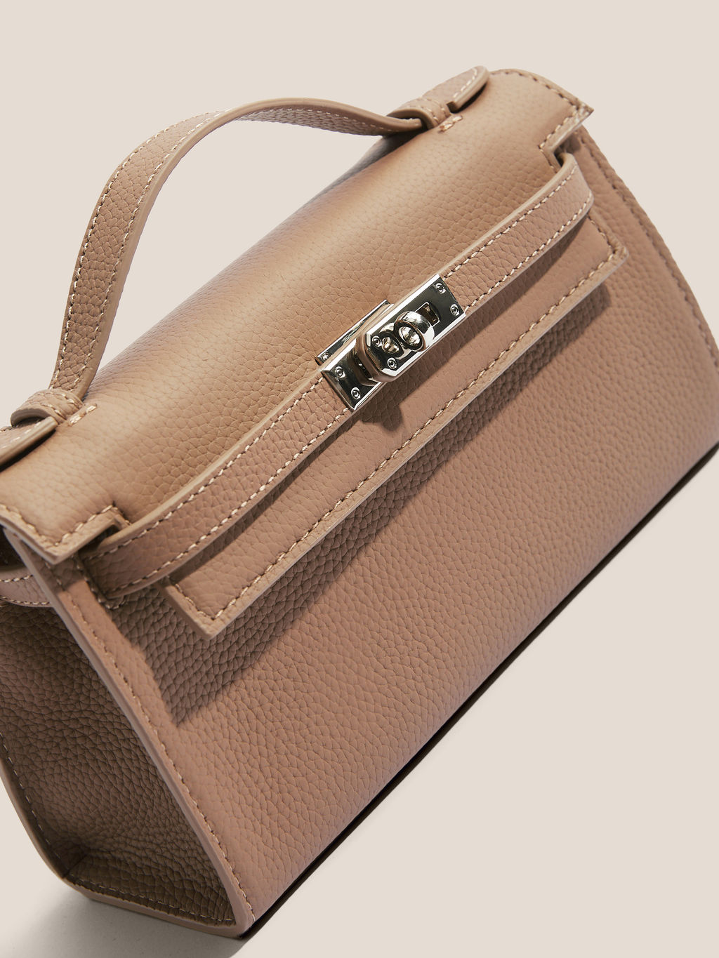 Женская сумка с ручкой TENDANCE Артикул 4533892, бежево-коричневый  фото 2
