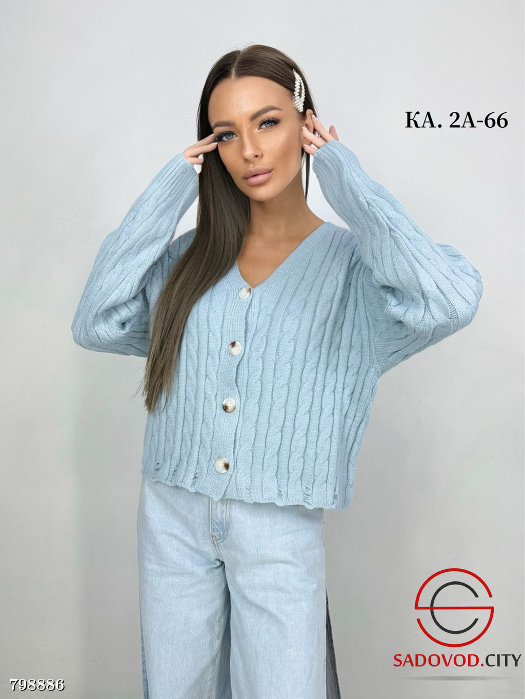 Кардиган женский укороченный - Bruno фото 3