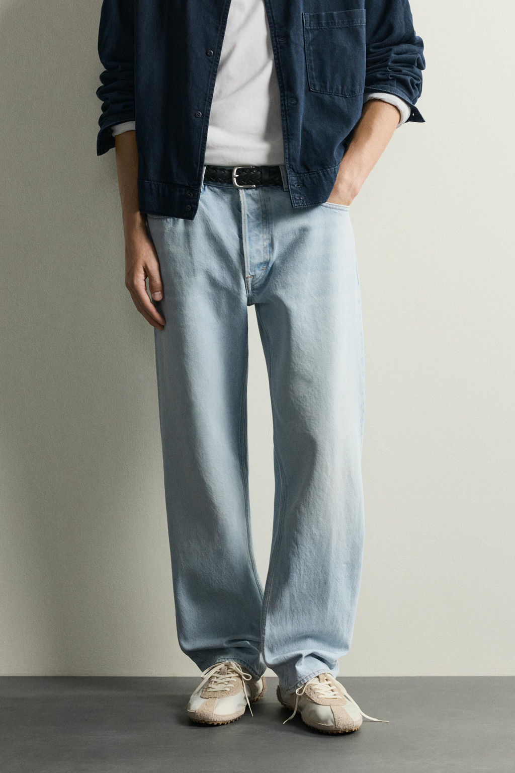 JEANS STRAIGHT ANKLE FIT / Azul claro - Zara фото 2