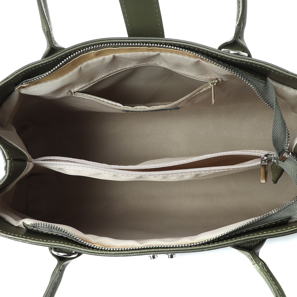 Женский тоут DIVAS BAG Артикул 3208288, серо-зеленый  фото 5