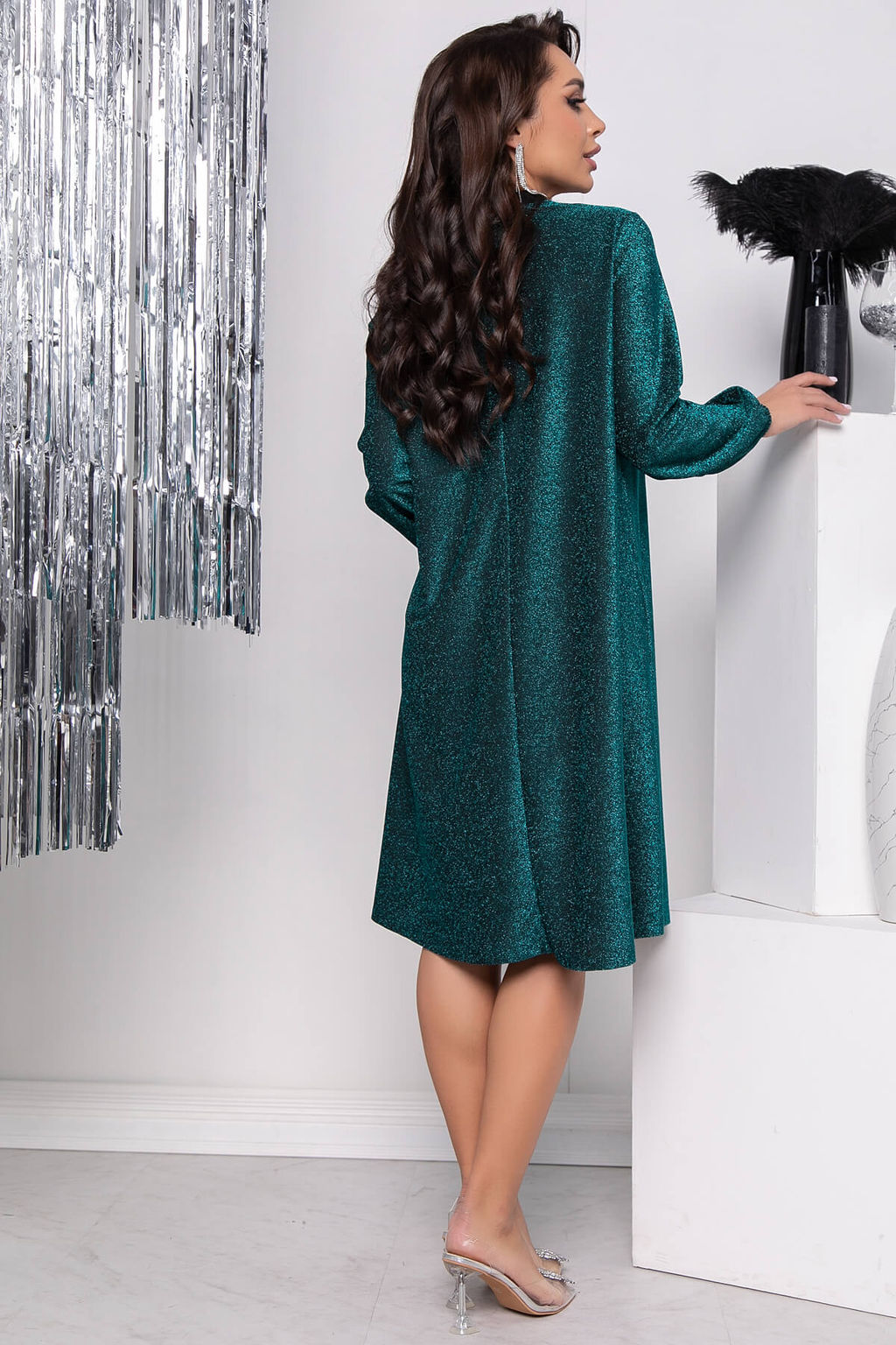 Платье Мари (темная бирюза) П7567 - Lt collection фото 9