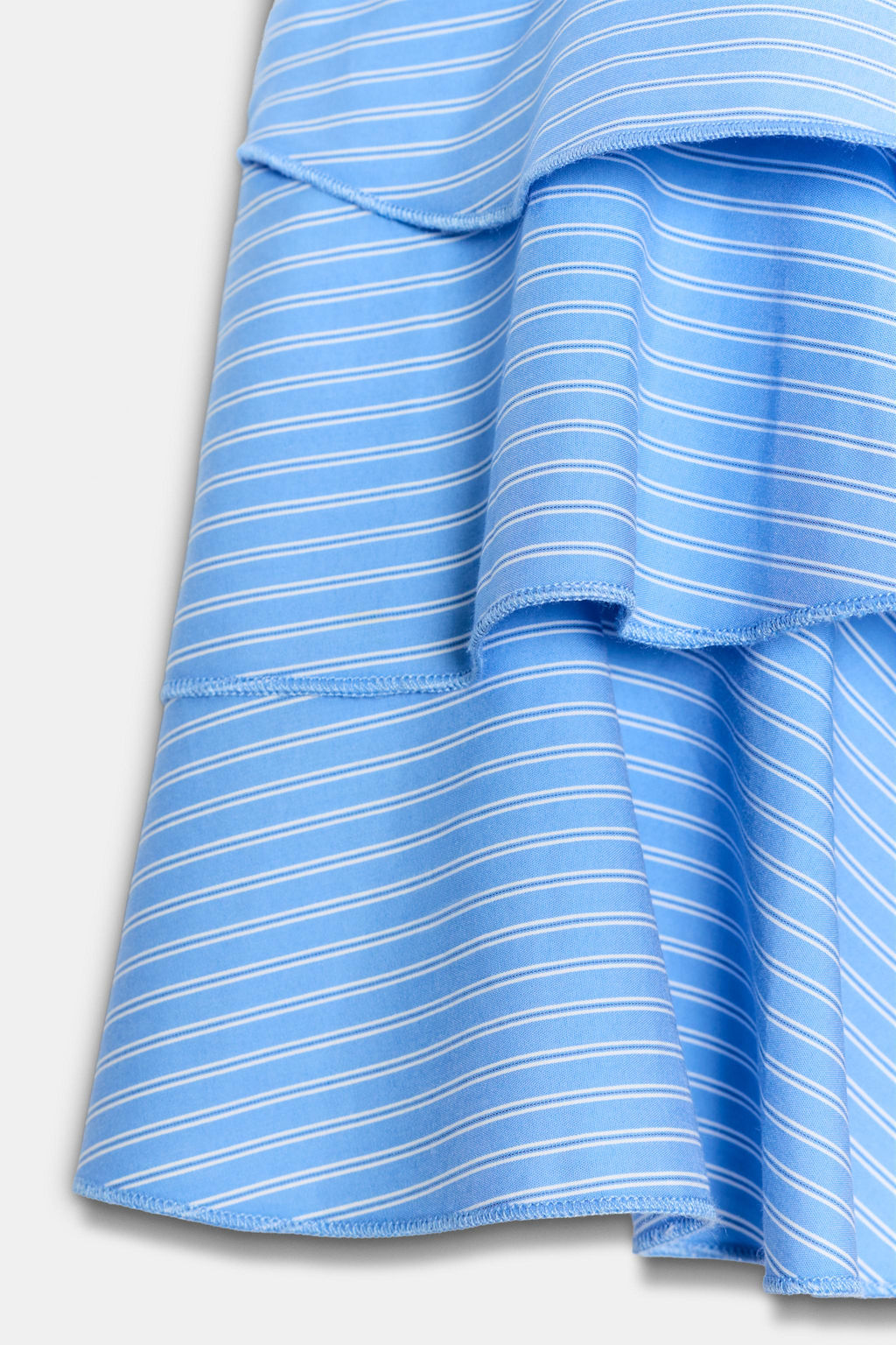 TOP POPEL?N VOLANTES RAYAS / Azul tinta - Zara фото 6