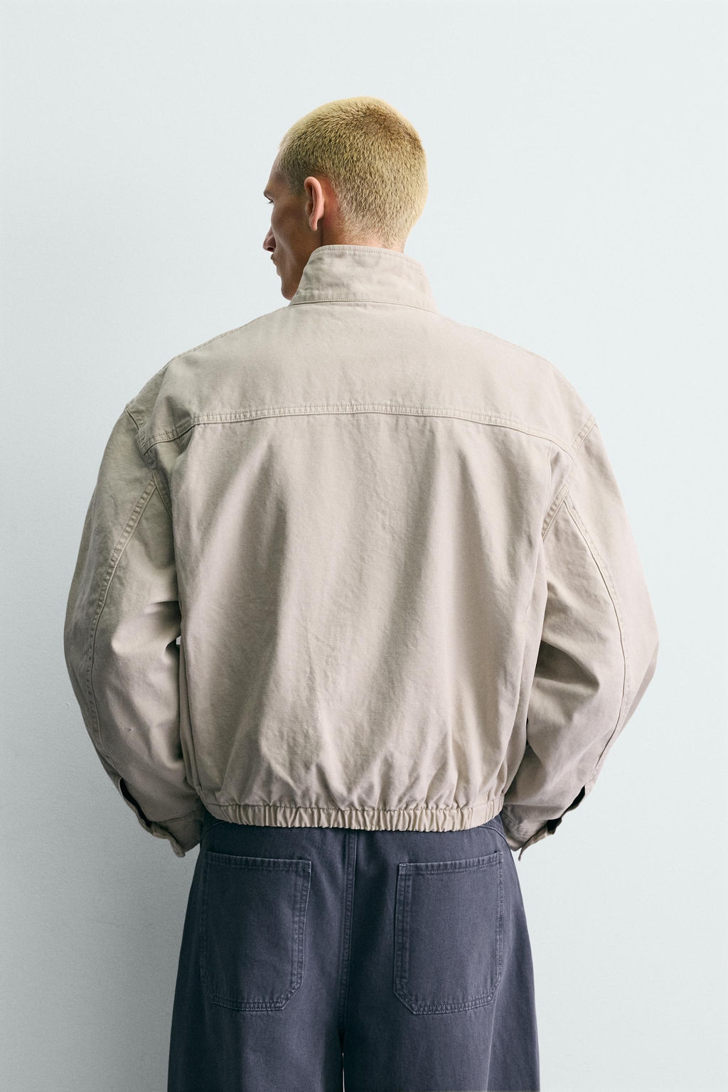 CROPPED FIT FIREMAN CLASP JACKET - Zara фото 3