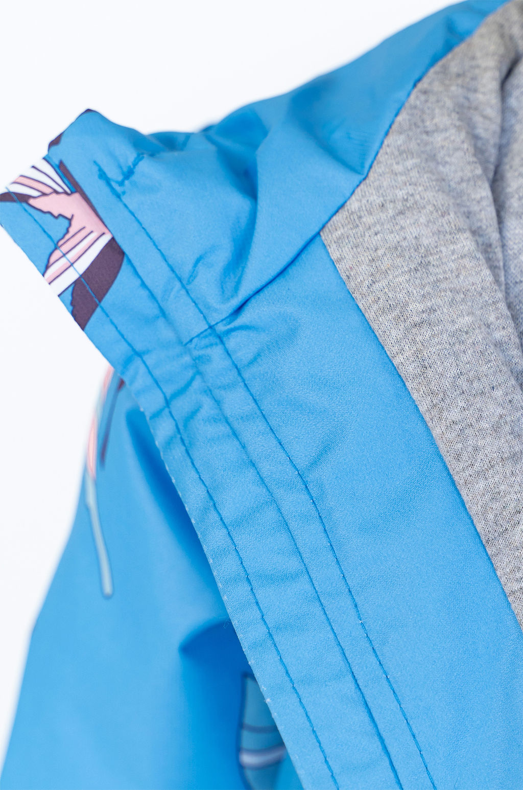 Ветровка для девочки синяя птичка 20-026 (110-116, 60)