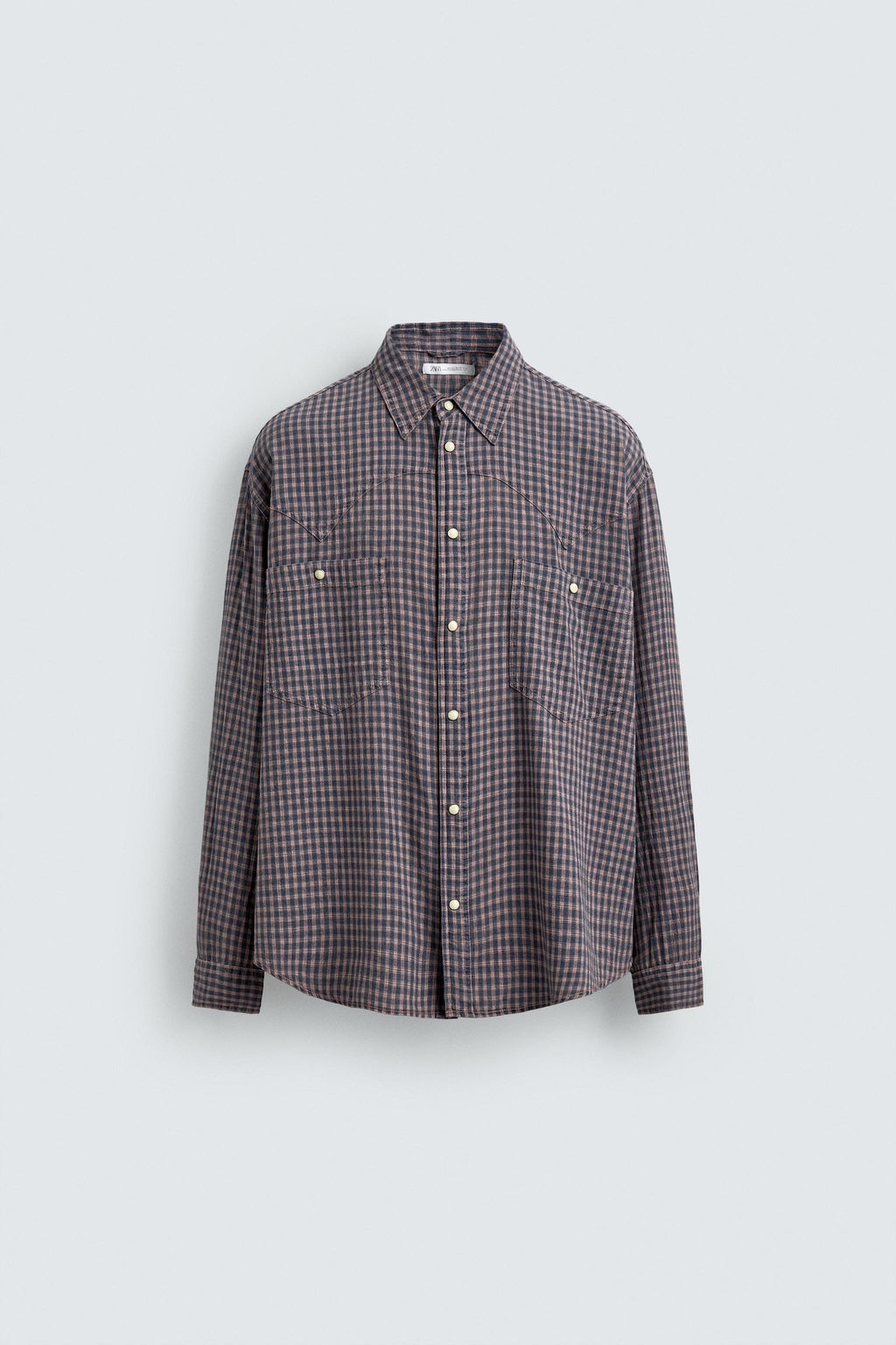 WESTERN CHECK SHIRT - Zara фото 15