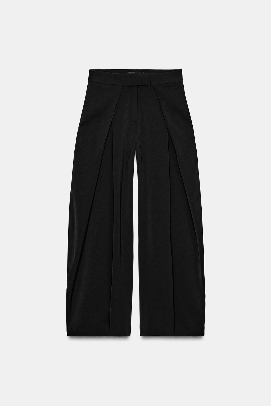 PANTAL?N WIDE LEG ZW COLLECTION / Negro - Zara фото 5