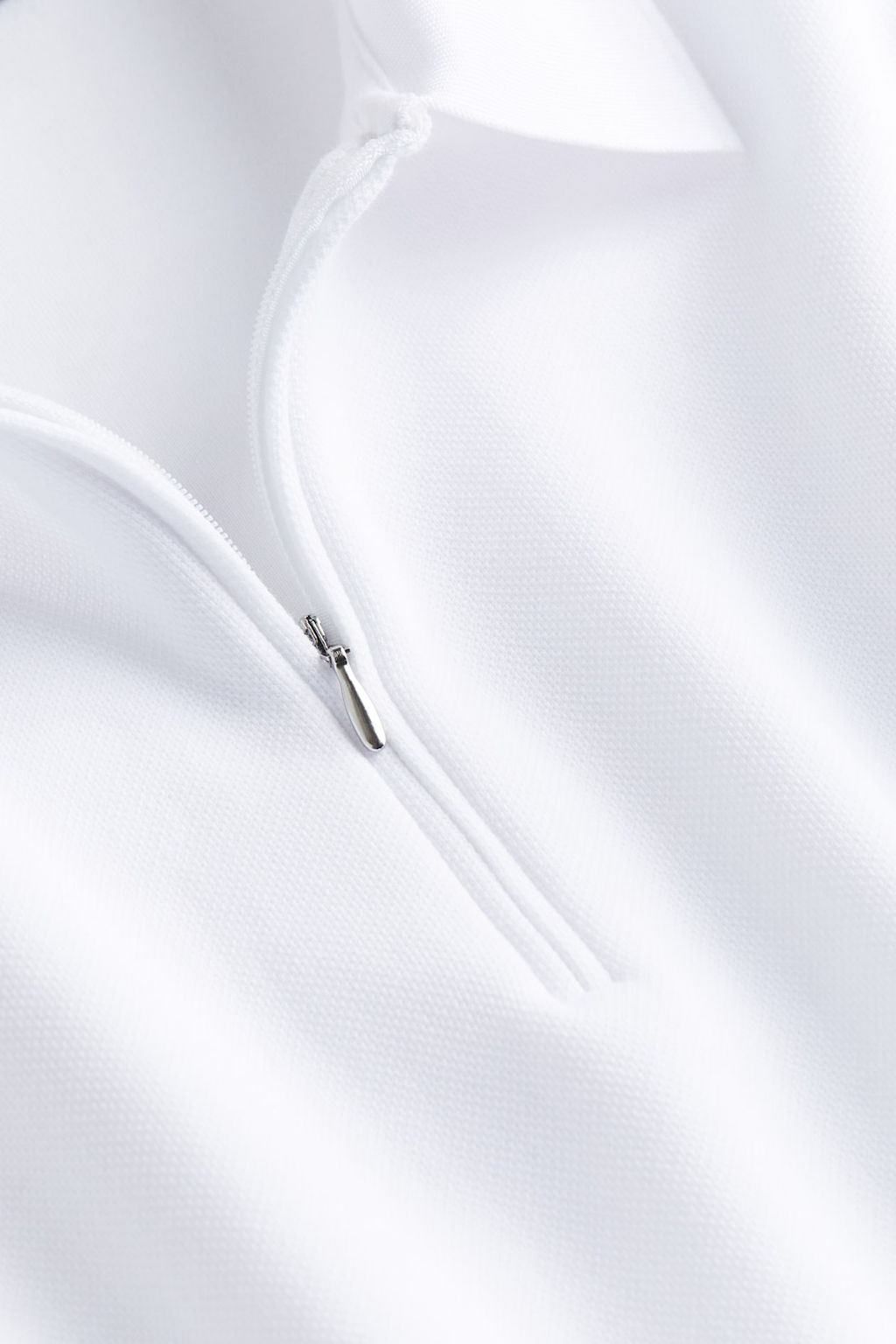 Polo efecto neopreno con media cremallera Slim Fit - H&m фото 7