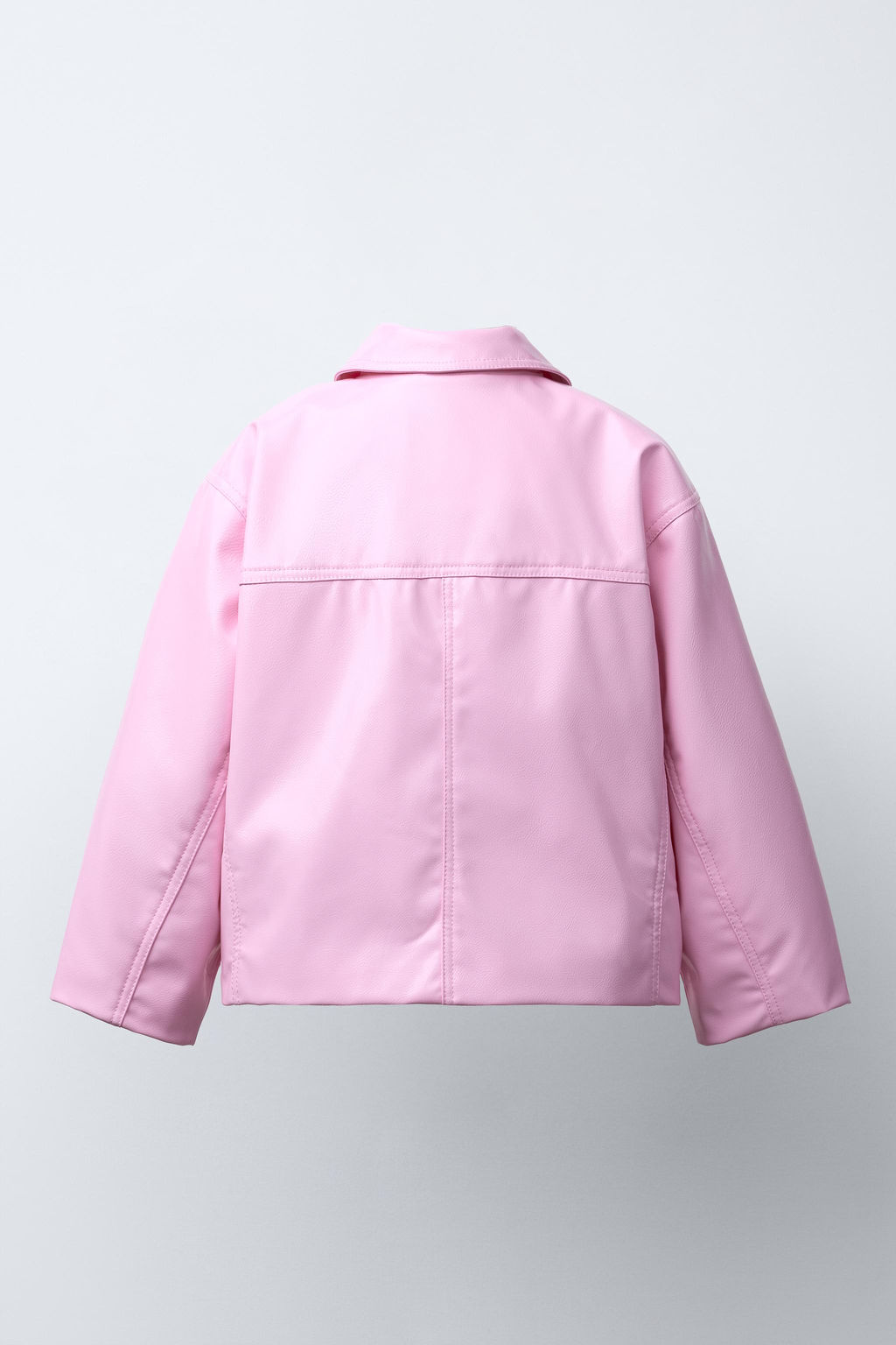 LEATHER EFFECT JACKET - Zara фото 4