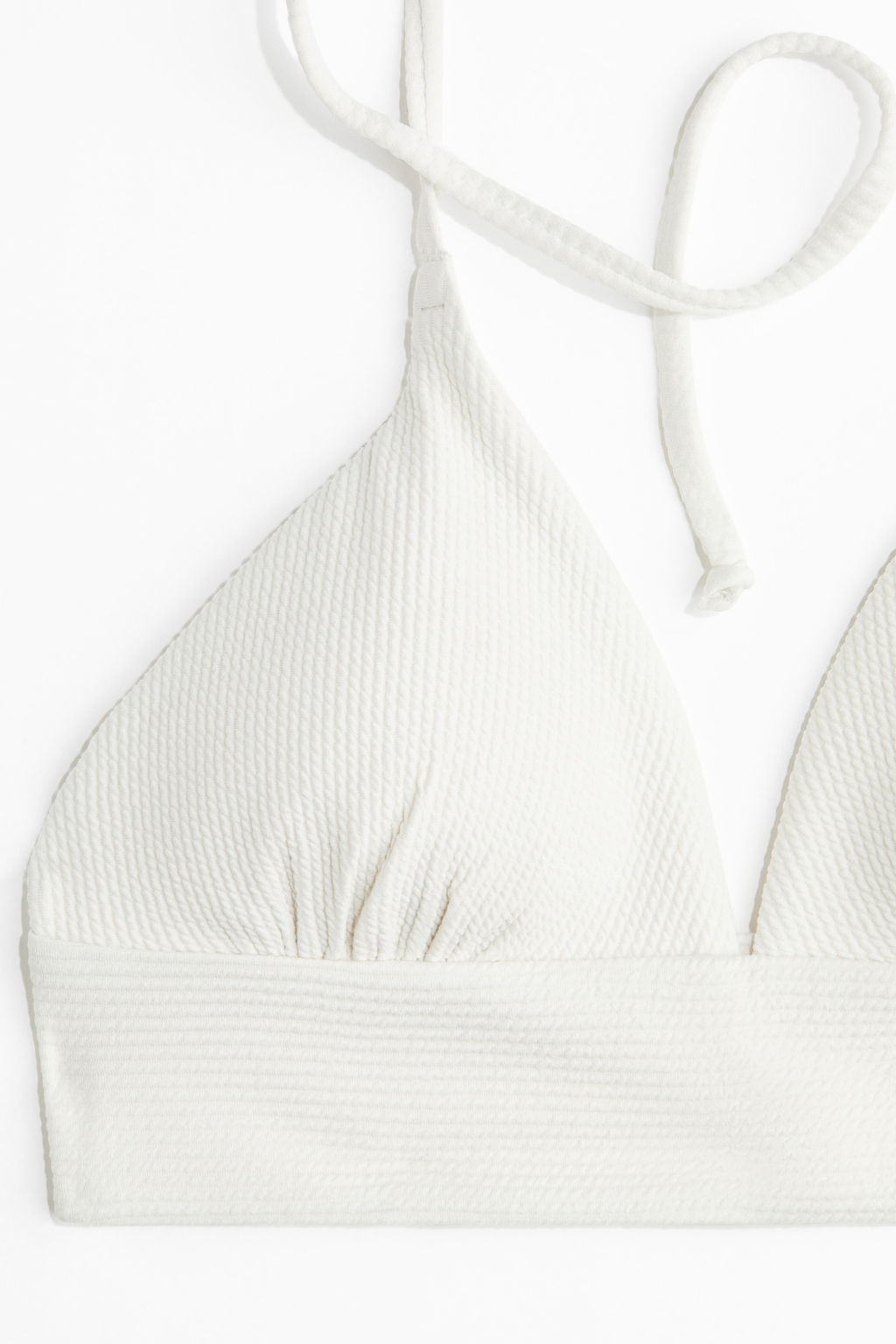 Top de bikini triangular con relleno - H&m фото 5