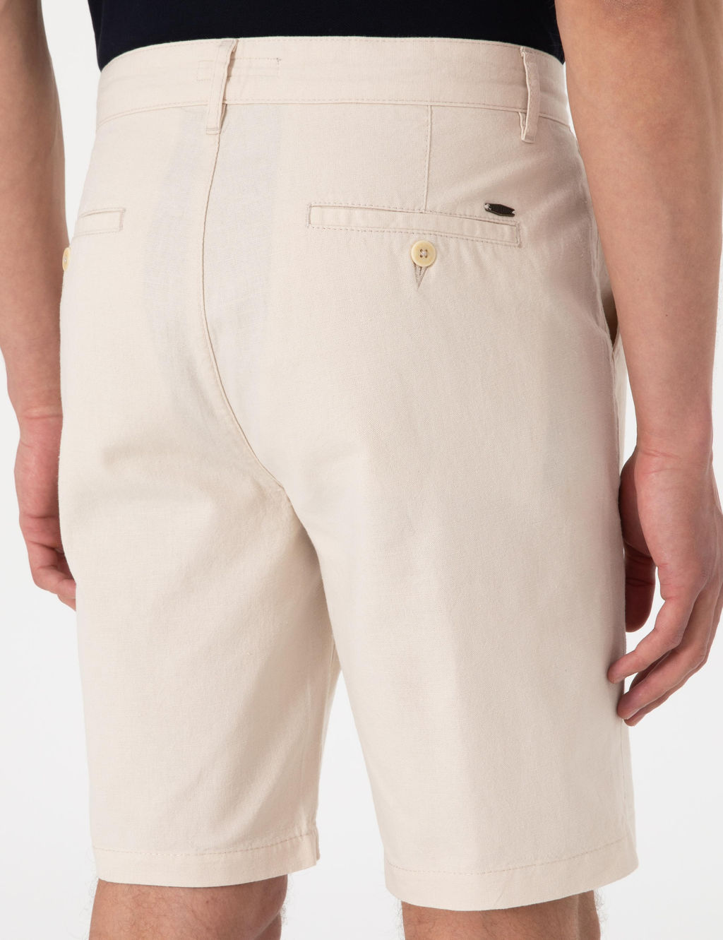 Bej Slim Fit Keten Kar___ml_ Beli Ba_c_kl_ Dokuma _ort - Pierre cardin фото 6