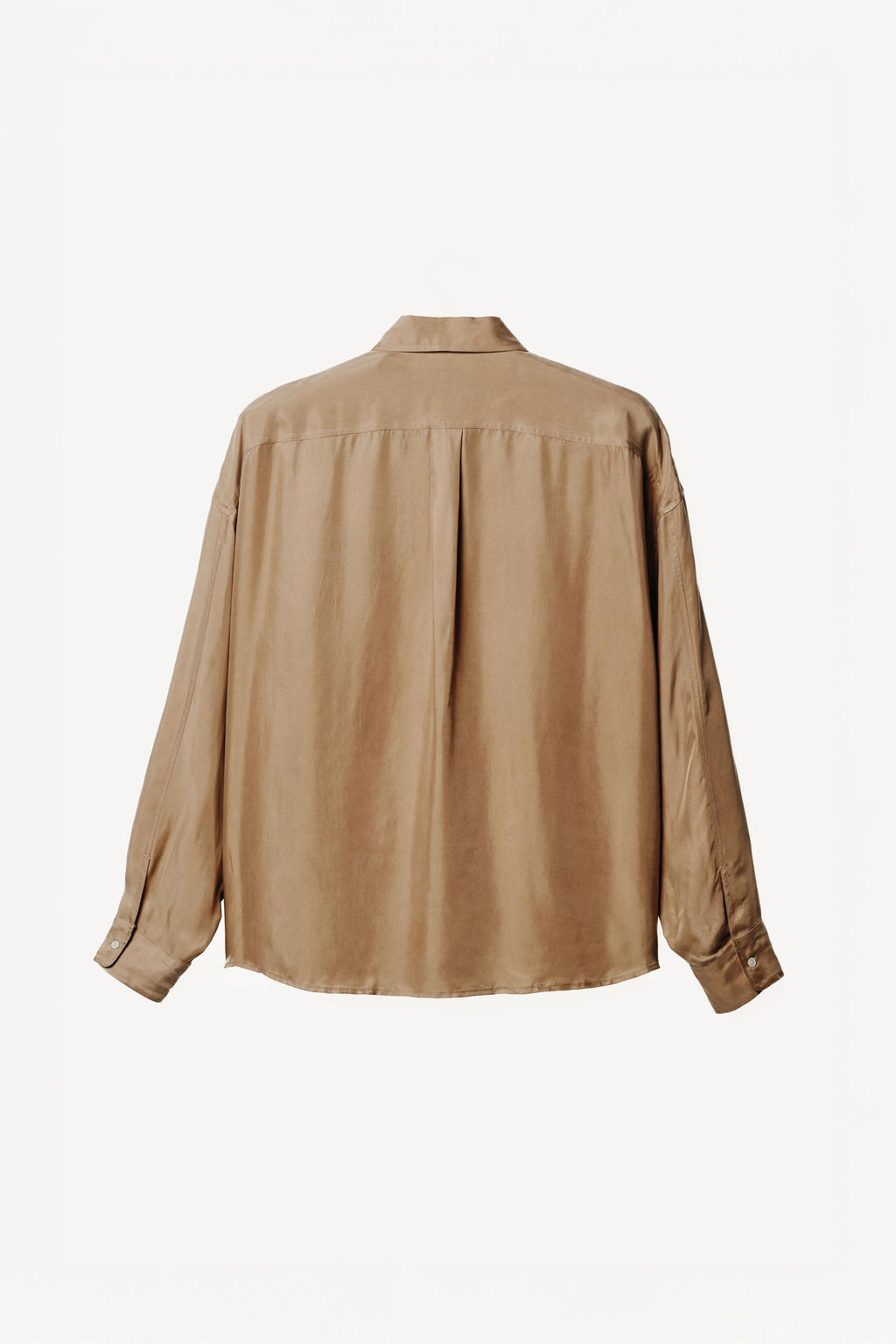 CAMISA FLUIDA CUPRO - VISCOSA WILLY CHAVARRIA X ZARA / Beige  фото 2