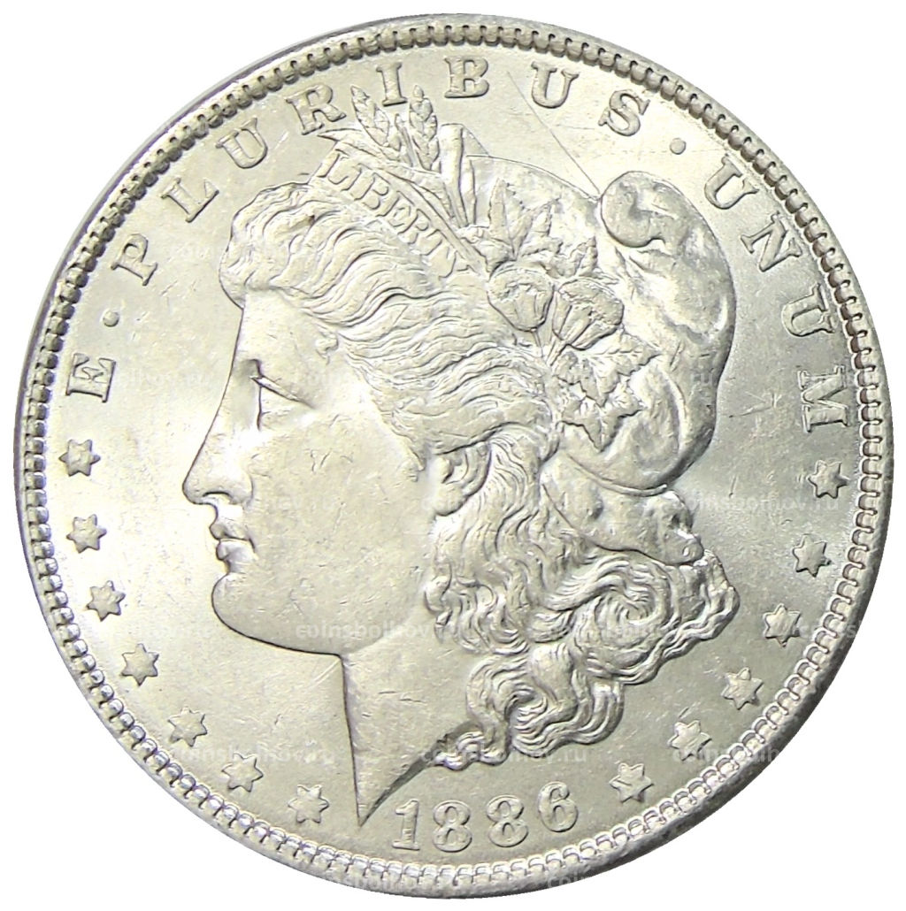 1 доллар 1886 года США Доллар Моргана