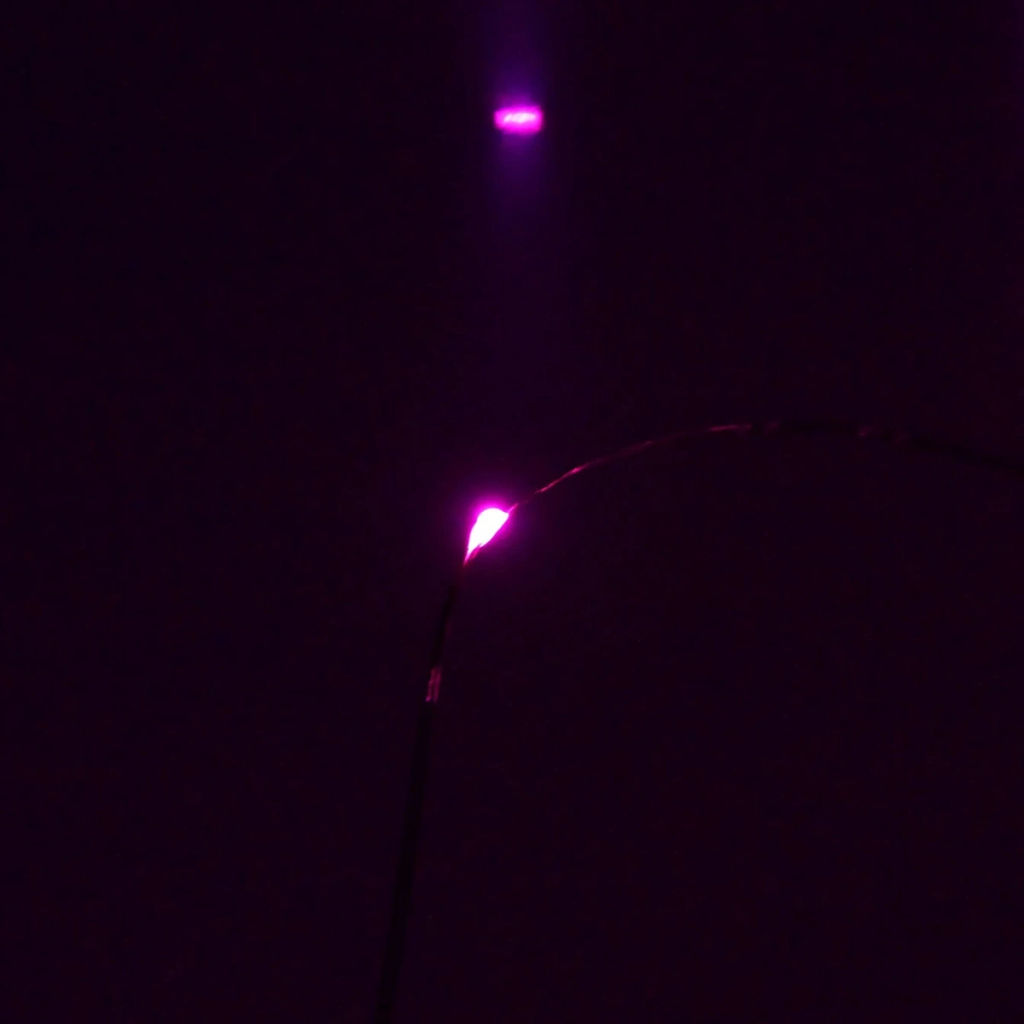 Цена за 2шт. Гирлянда для дома на батарейках 1,5 м 15 ламп LED, 1 реж.,IP-20, Розовый