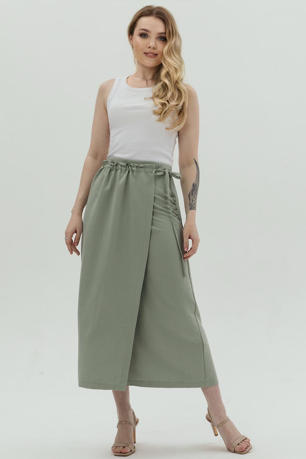 Юбка женская 181/03/Мятный - Rise фото 4