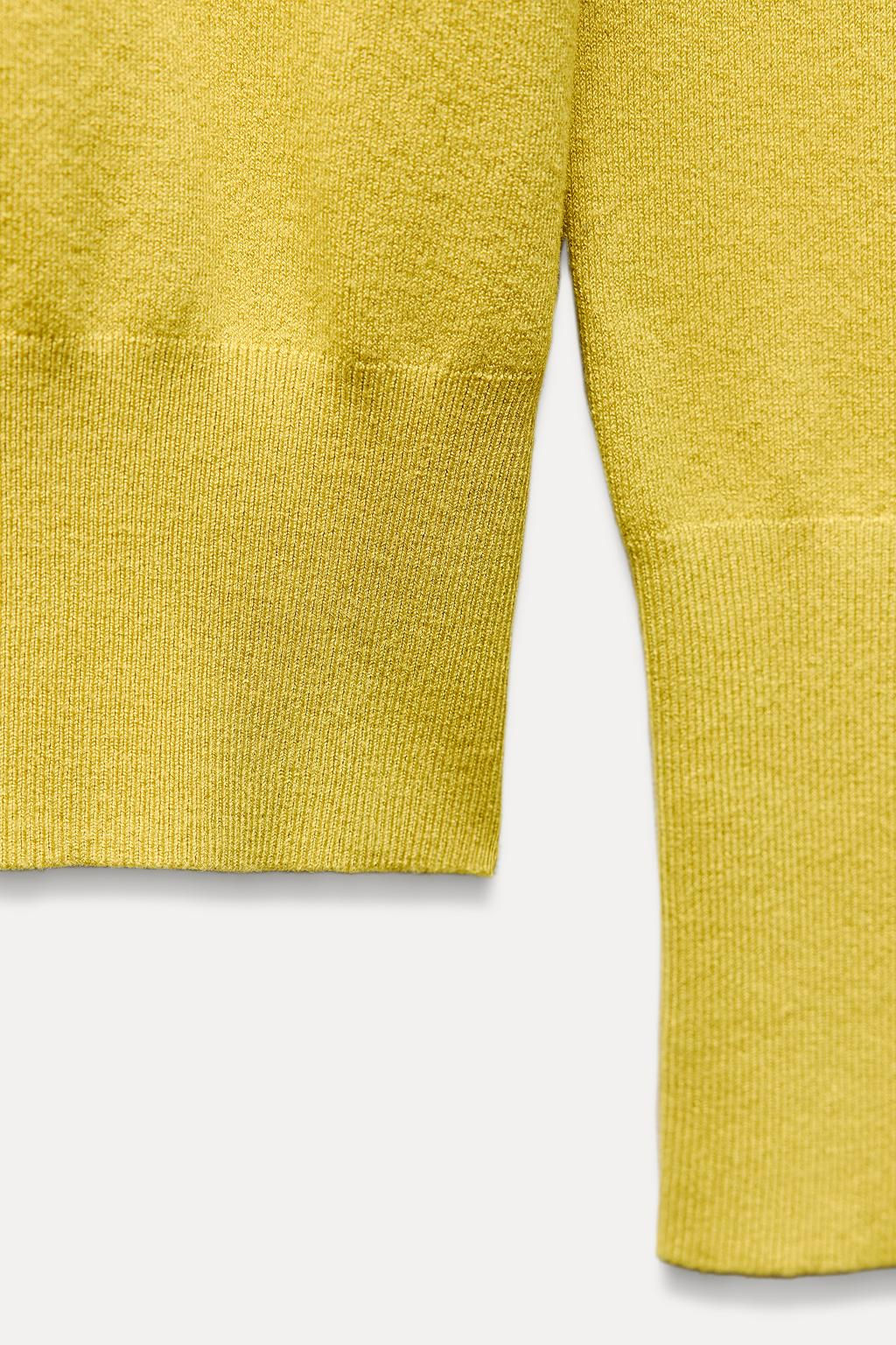 BASIC PLAIN KNIT SWEATER - Zara фото 21