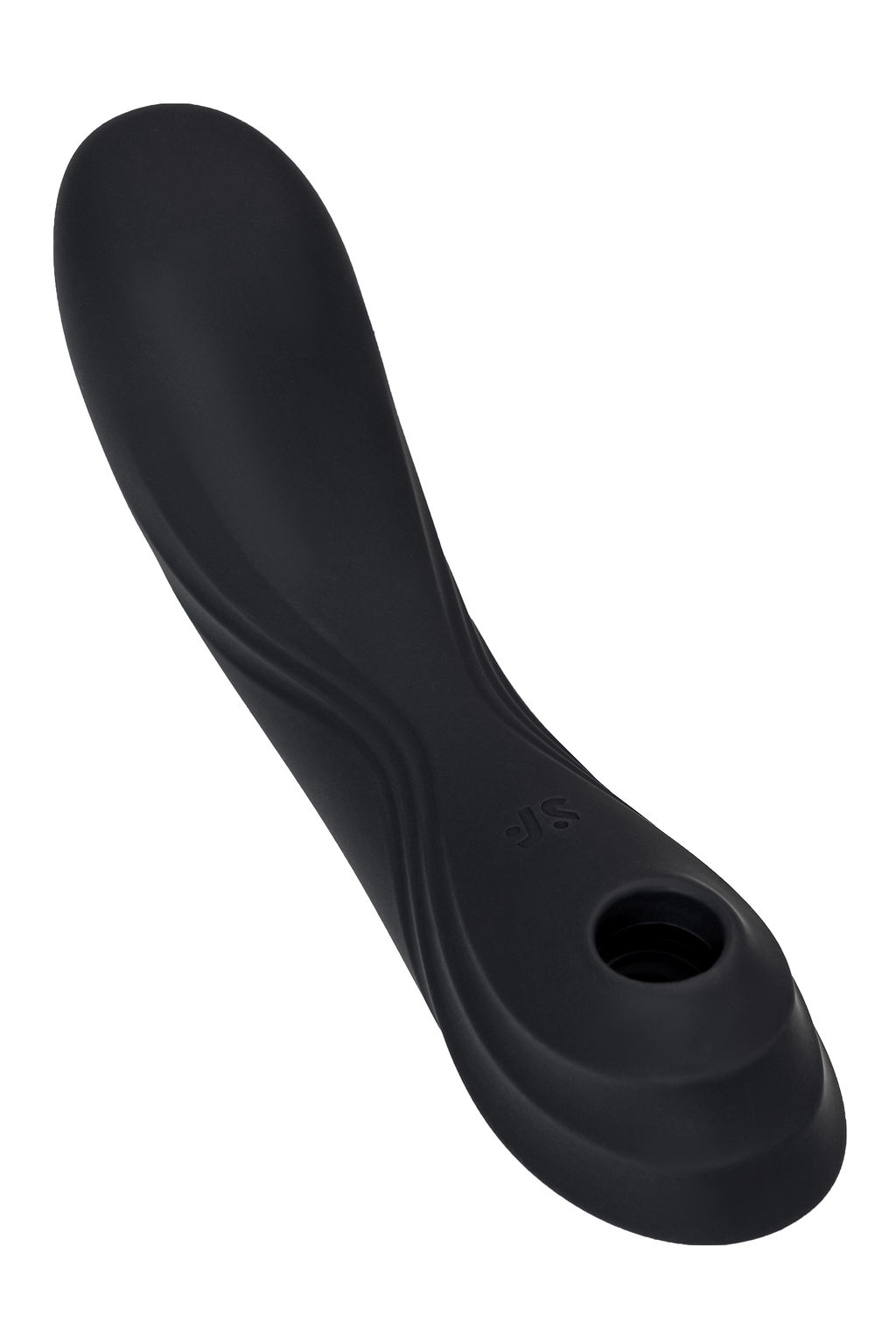 Вакуум-волновой бесконтактный стимулятор клитора Satisfyer Curvy Trinity 4, силикон, чёрный  фото 5