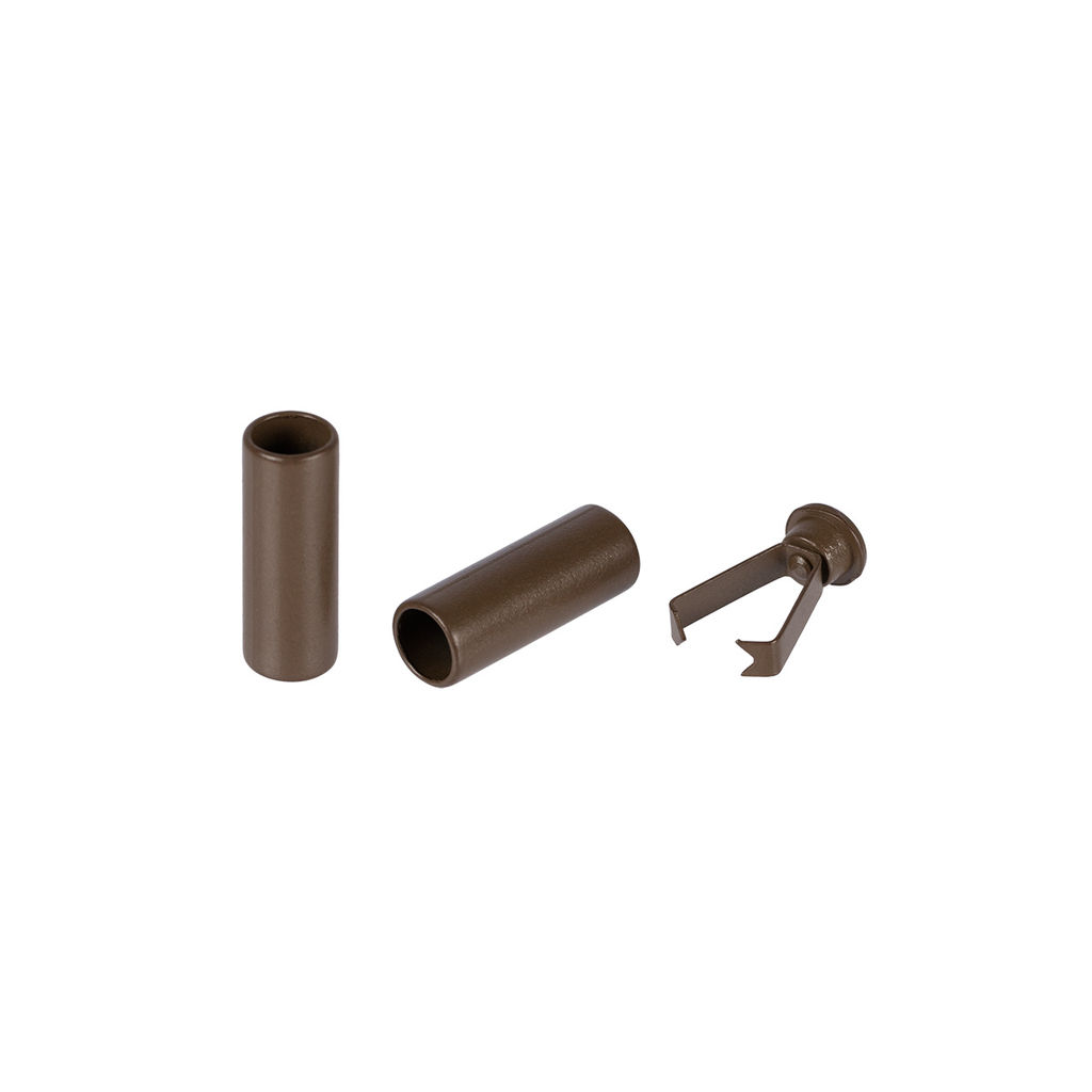 Концевик металл Gamma GB 1652 цветные в пакете 20 шт №7 Коричневый