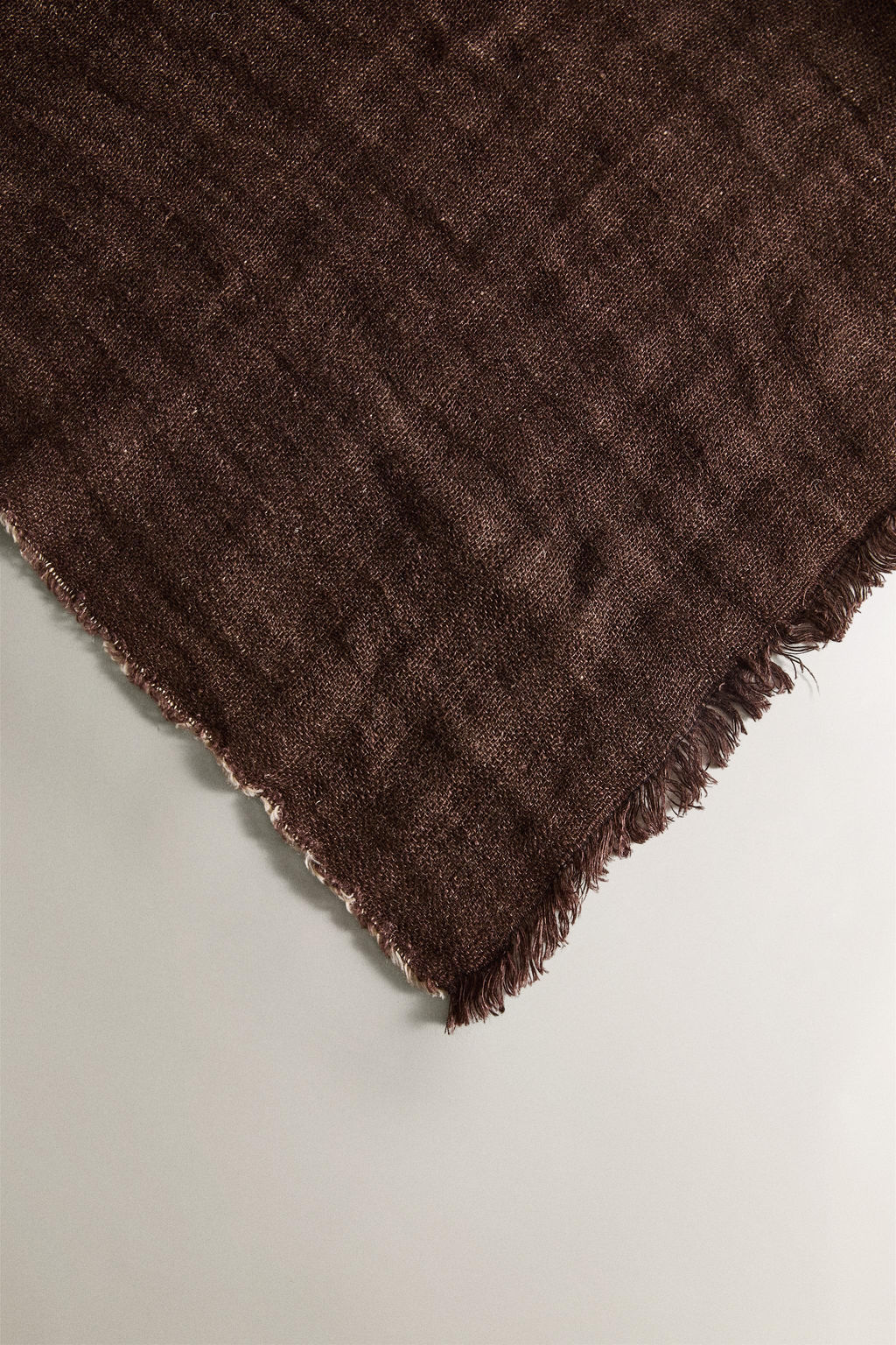 FRINGED LINEN THROW - Zara фото 3