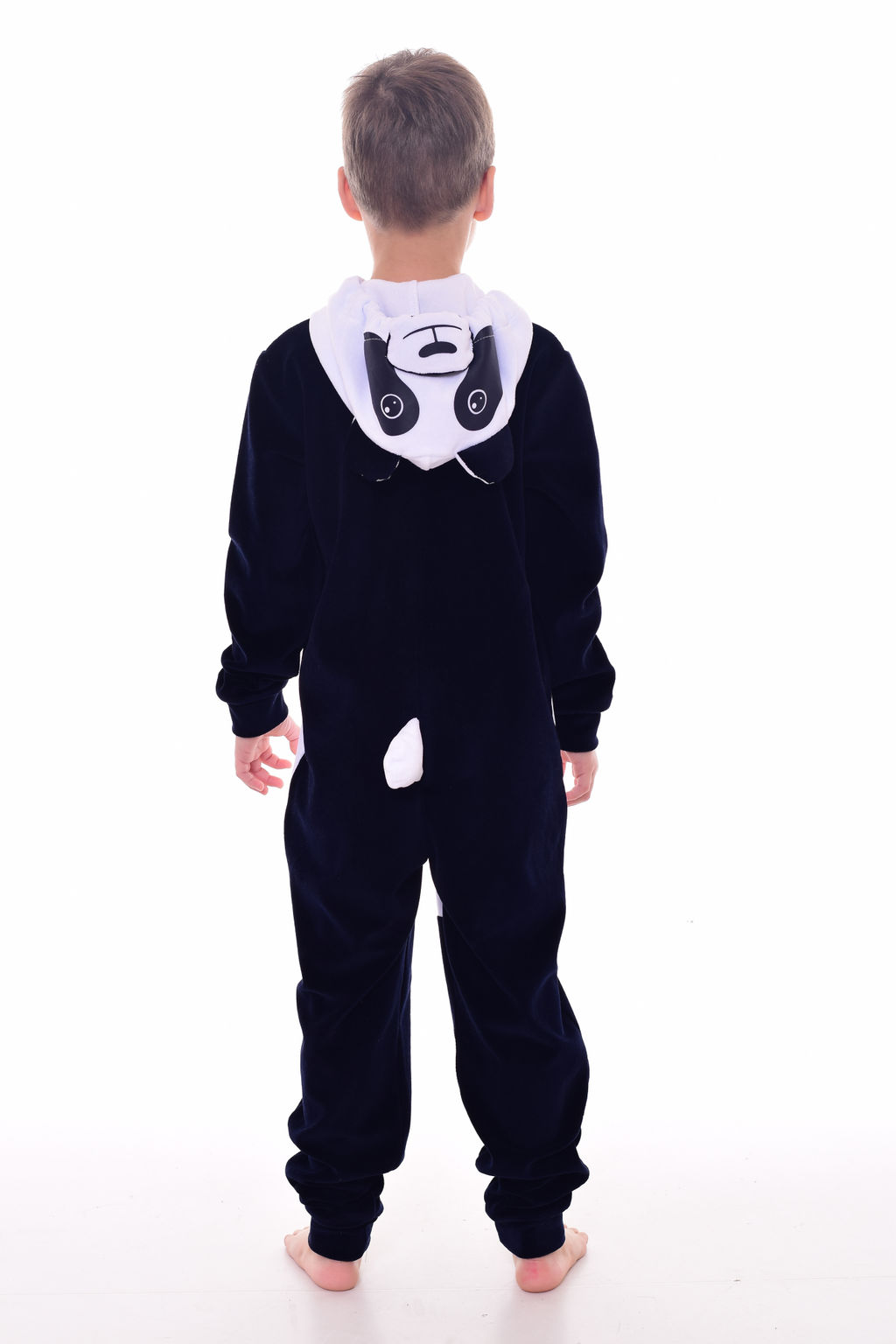 Пижама подростковая Кигуруми Панда 11-036 (темно-синий)