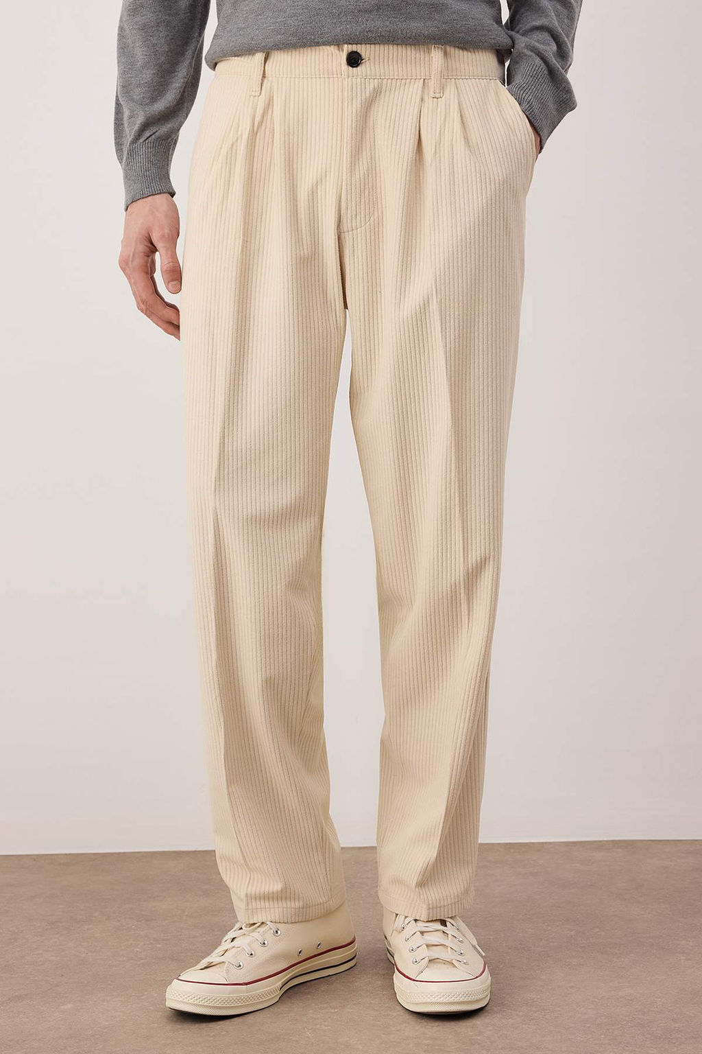 Kahverengi Erkek Baggy Fit Kadife Pantolon TMNAW26PL00022 - Trendyolmilla фото 23