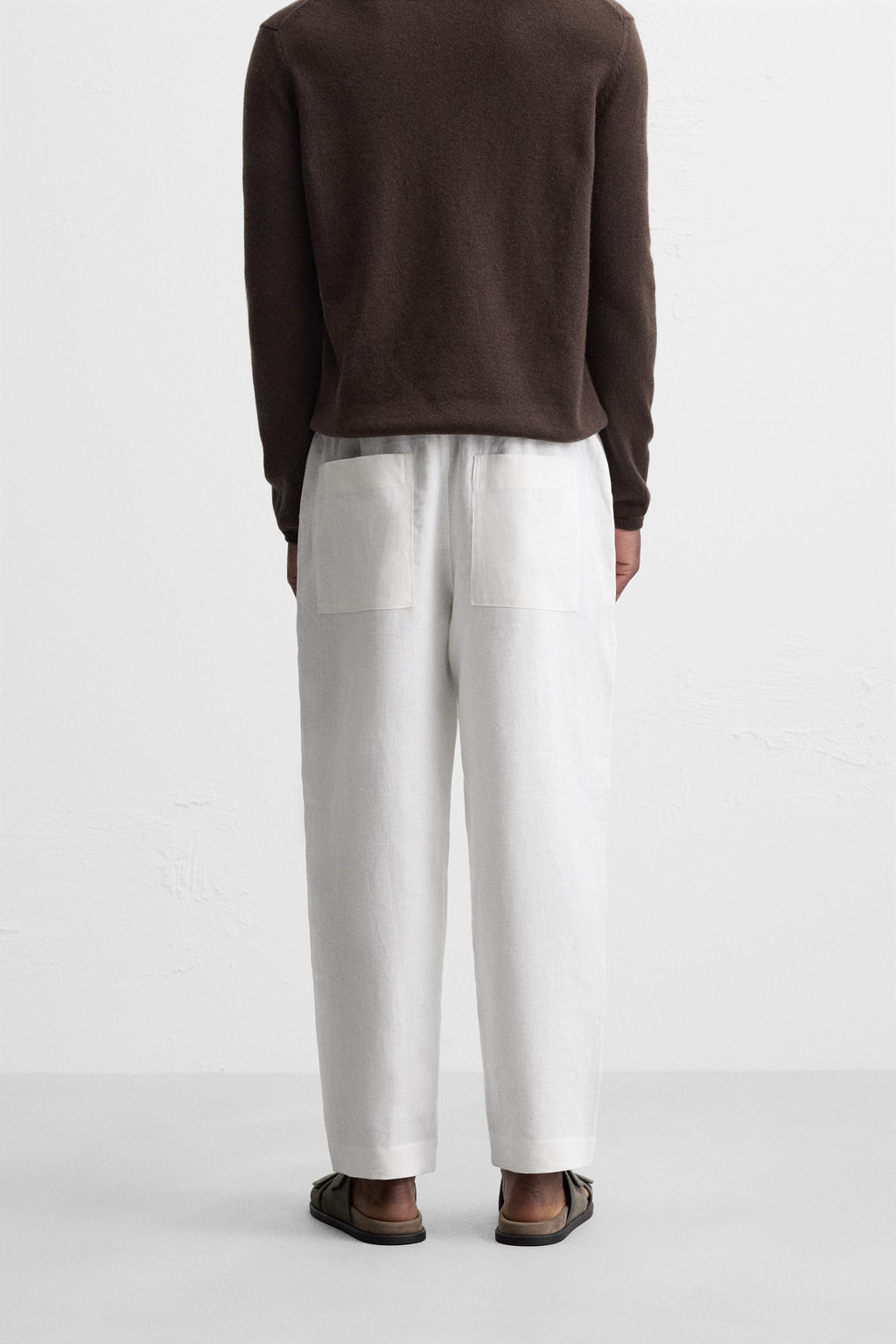 100% LINEN TROUSERS - Zara фото 3