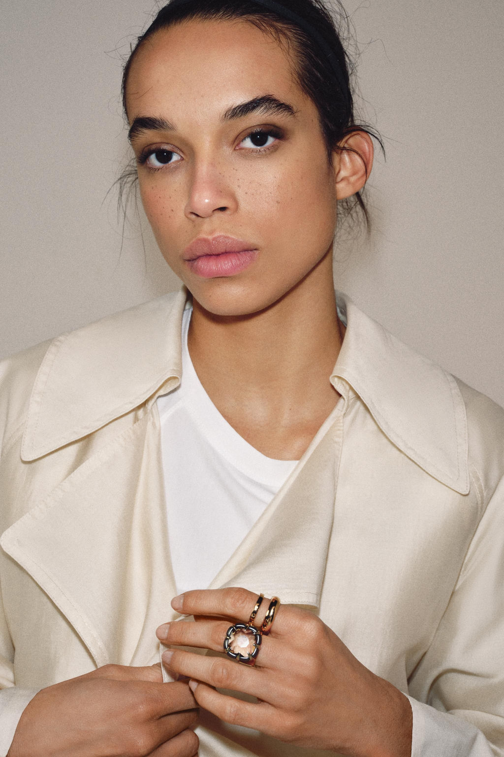 PACK 3 ANILLOS ALIANZA JOYA / Dorado - Zara фото 2