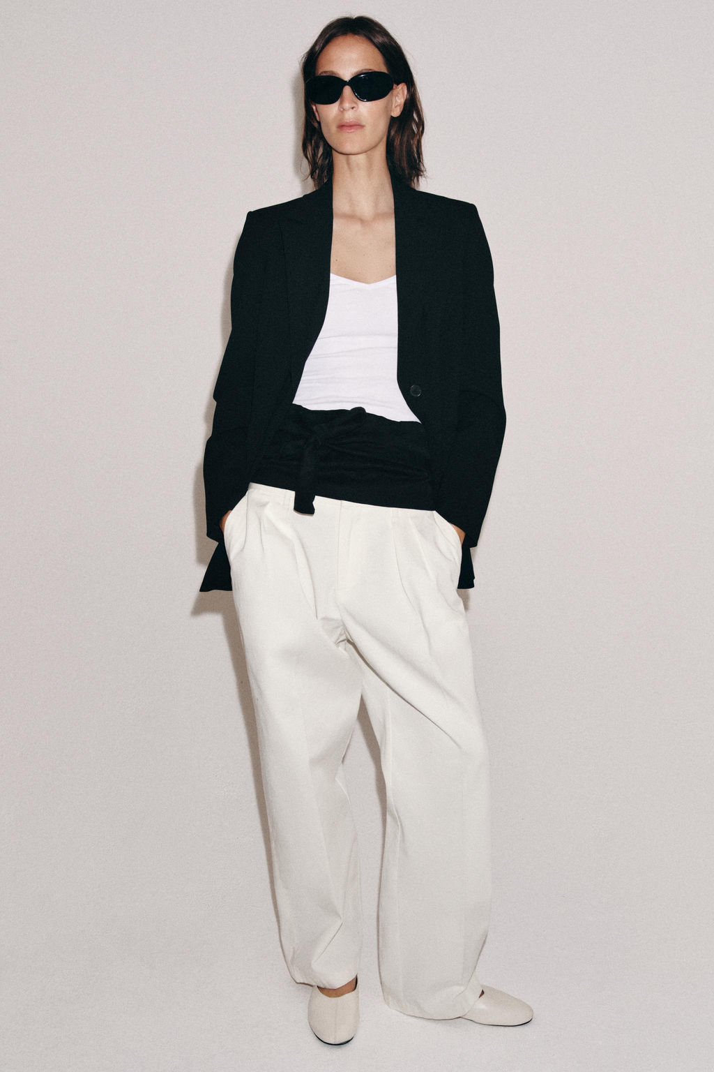 BLAZER SLIM CON LANA ZW COLLECTION LIMITED EDITION / Negro - Zara фото 2