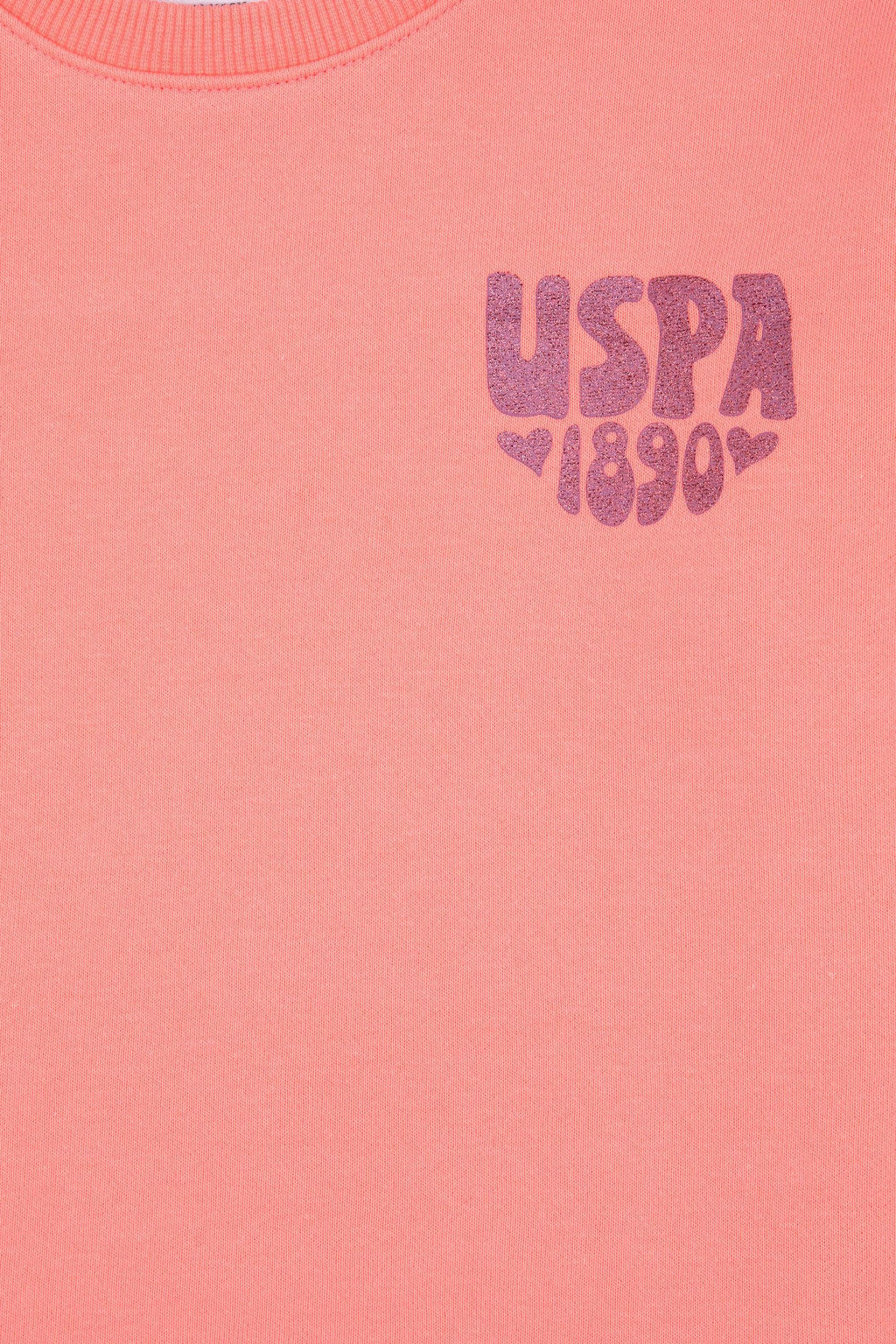 K_z _ocuk Neon Pembe Basic Sweatshirt Sepette S_rpriz _ndirim - U.s. polo assn фото 3