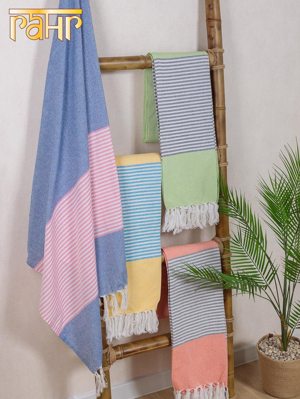 Покрывало-полотенце пляжное (хлопок) Тк№205/97/2 (90х180см) - Ганг фото 8