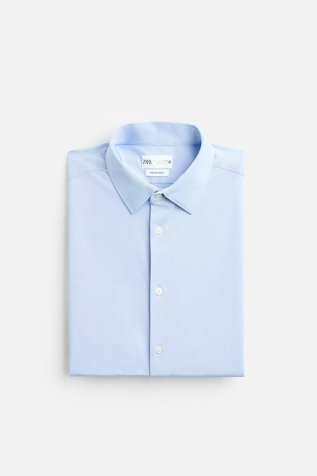 TEXTURED STRETCH SHIRT - Zara фото 10