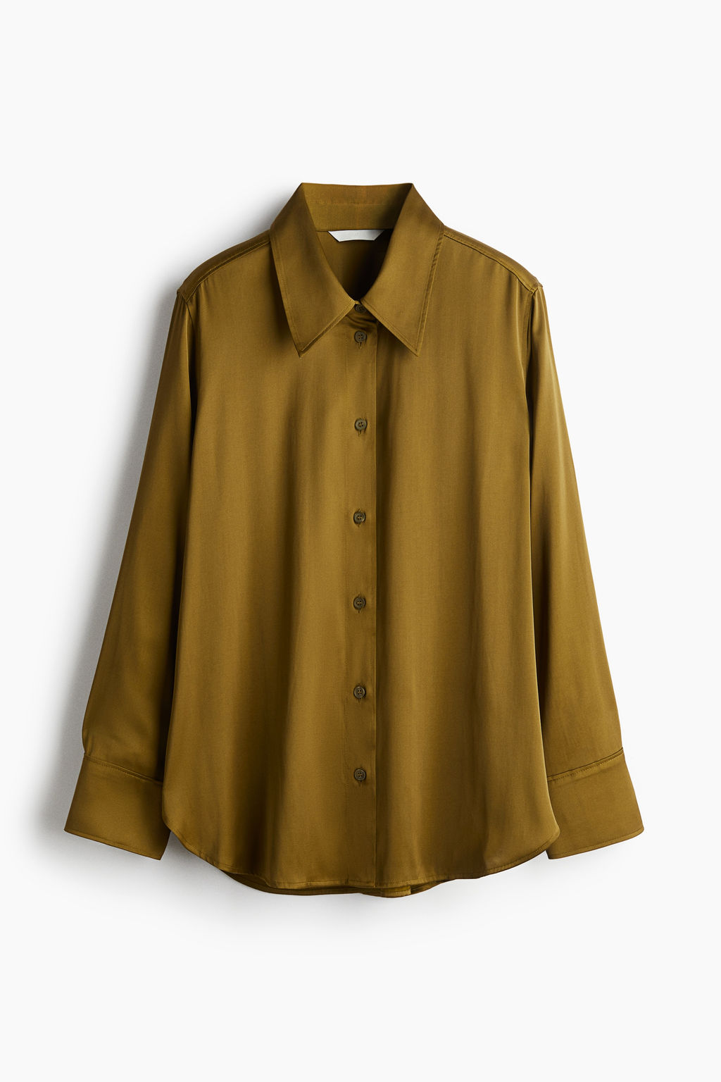 Camisa oversize de sat?n - H&m фото 2