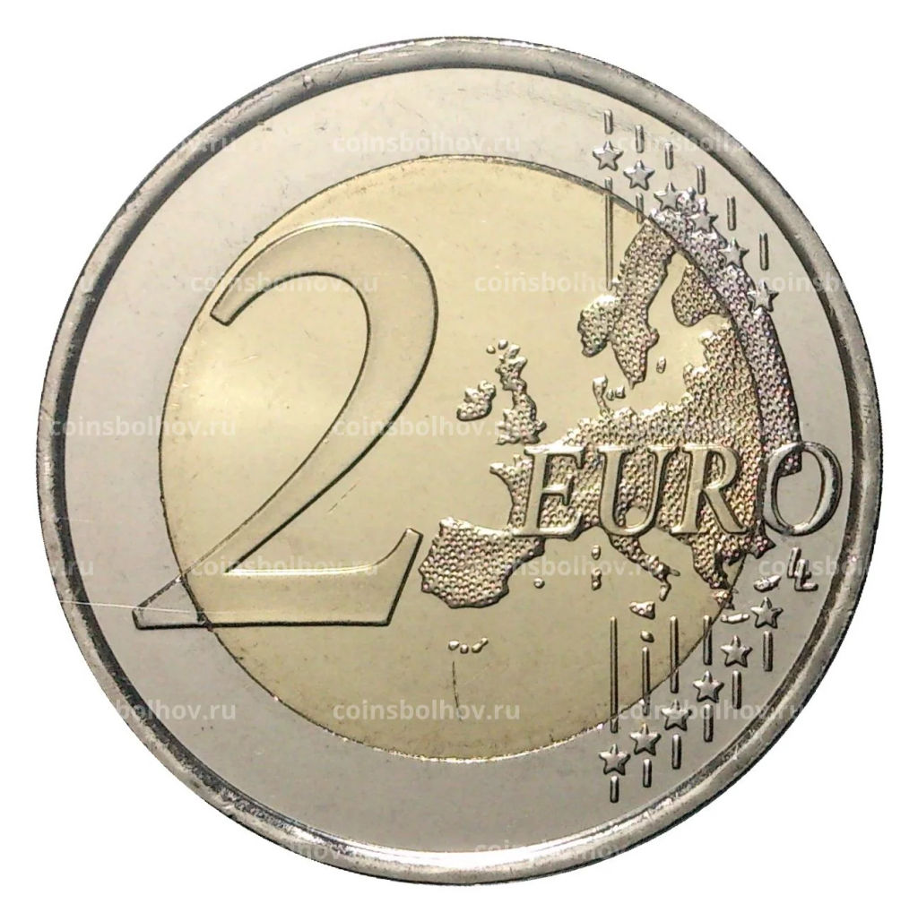 2 евро 2014 года Андорра  20 лет вступлению в совет Европы (в блистере)